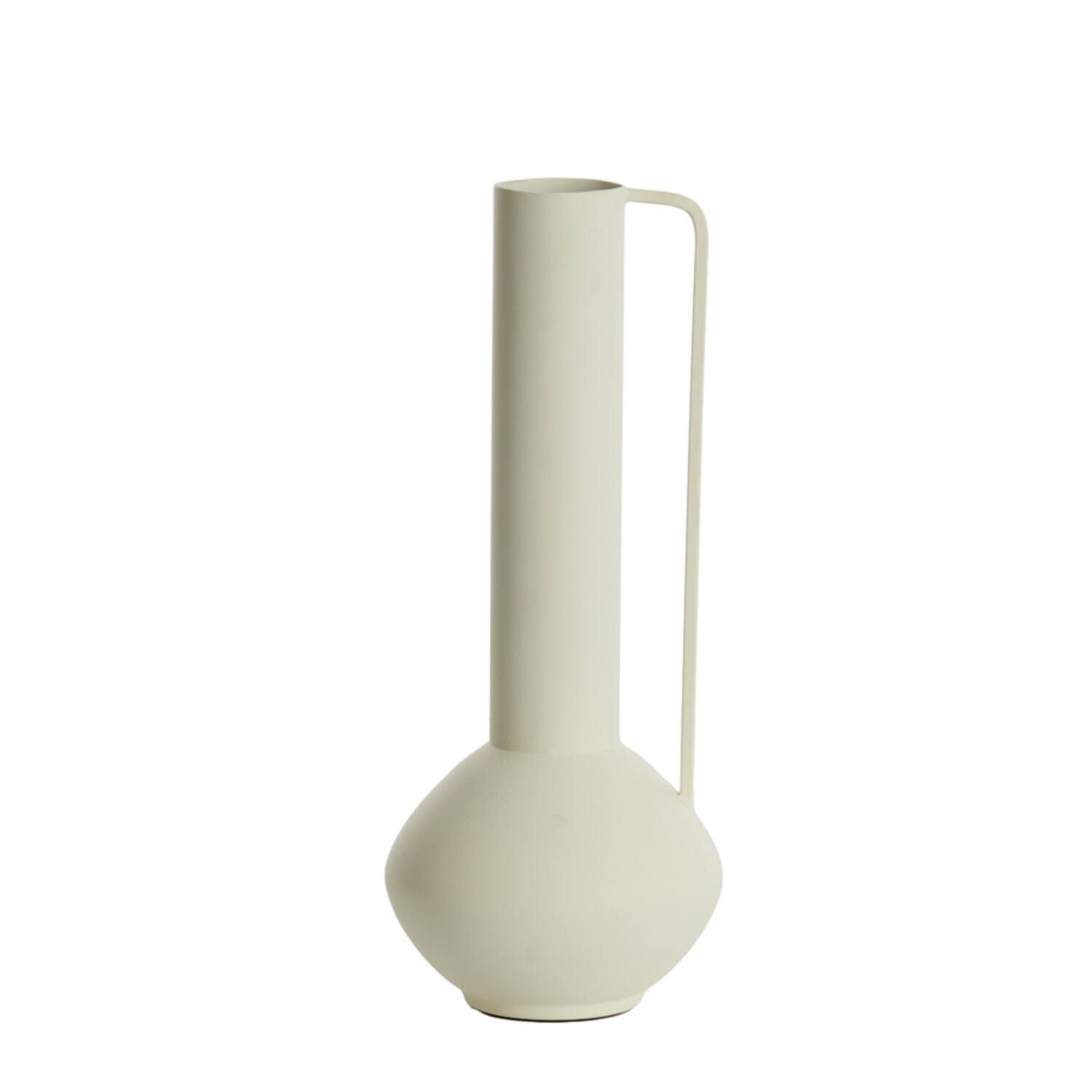 Vaas deco Ø12x33 cm PANZANO mat crème