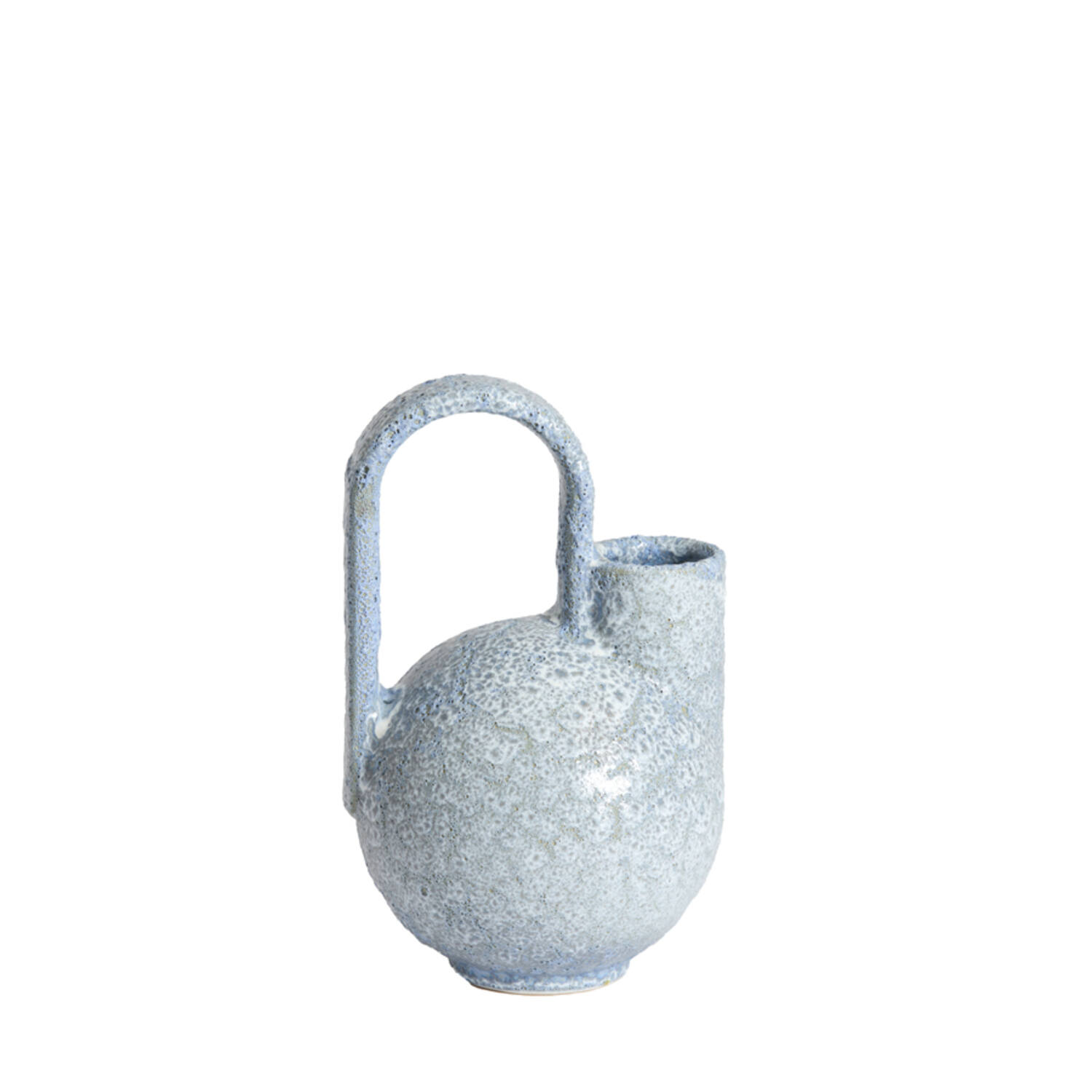 Vase deco 16x15,5x26 cm SERRES ceramics light blue