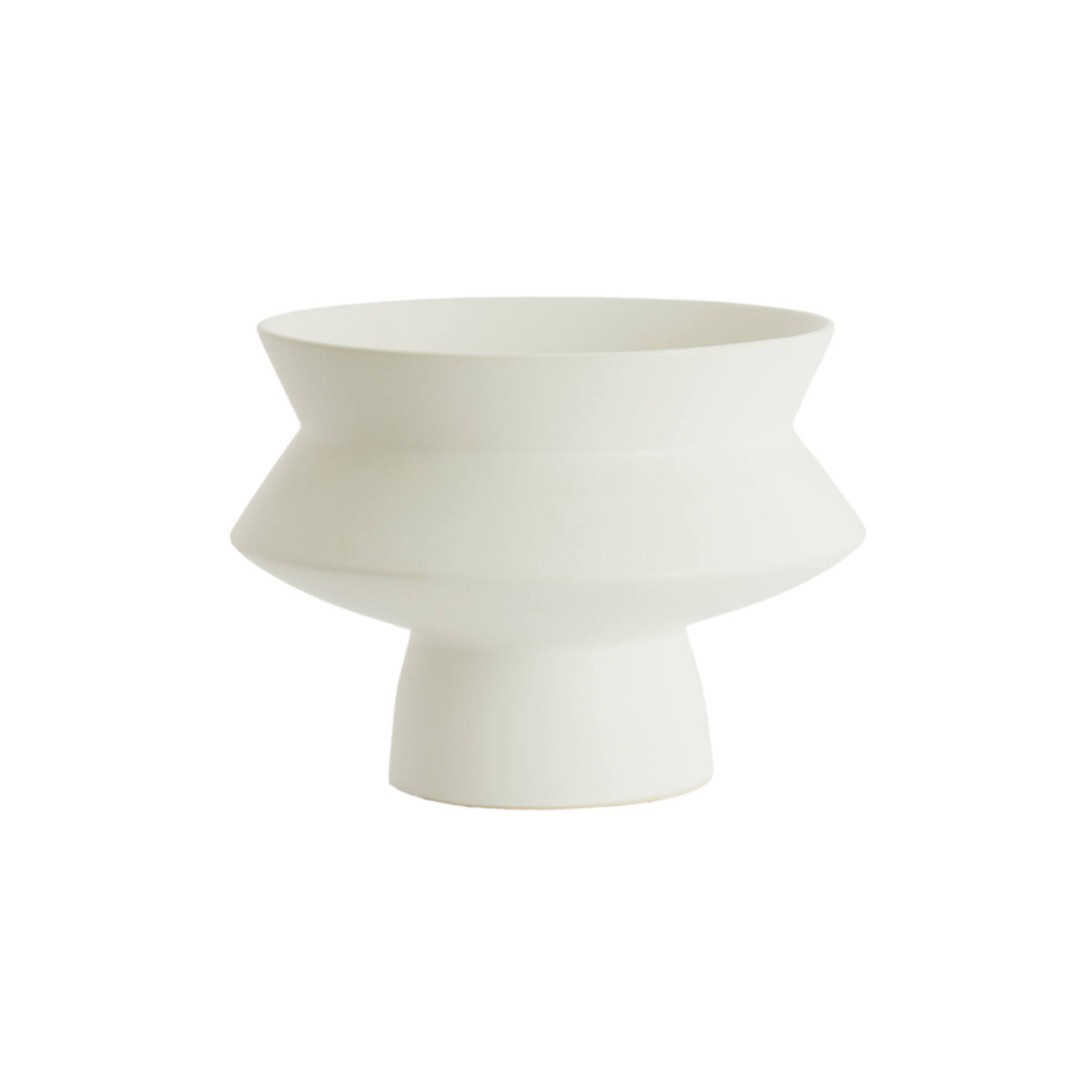 Vase deco Ø31,5x23,5 cm VICENTO matt white
