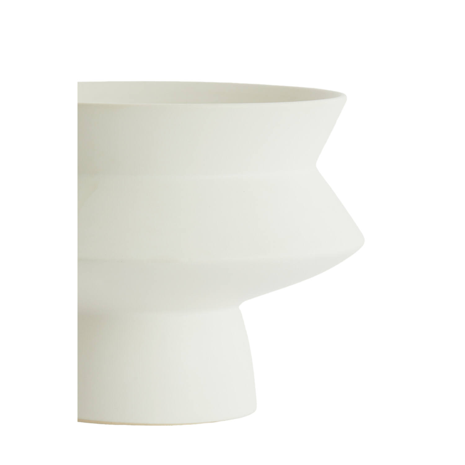 Vase deco Ø31,5x23,5 cm VICENTO matt white