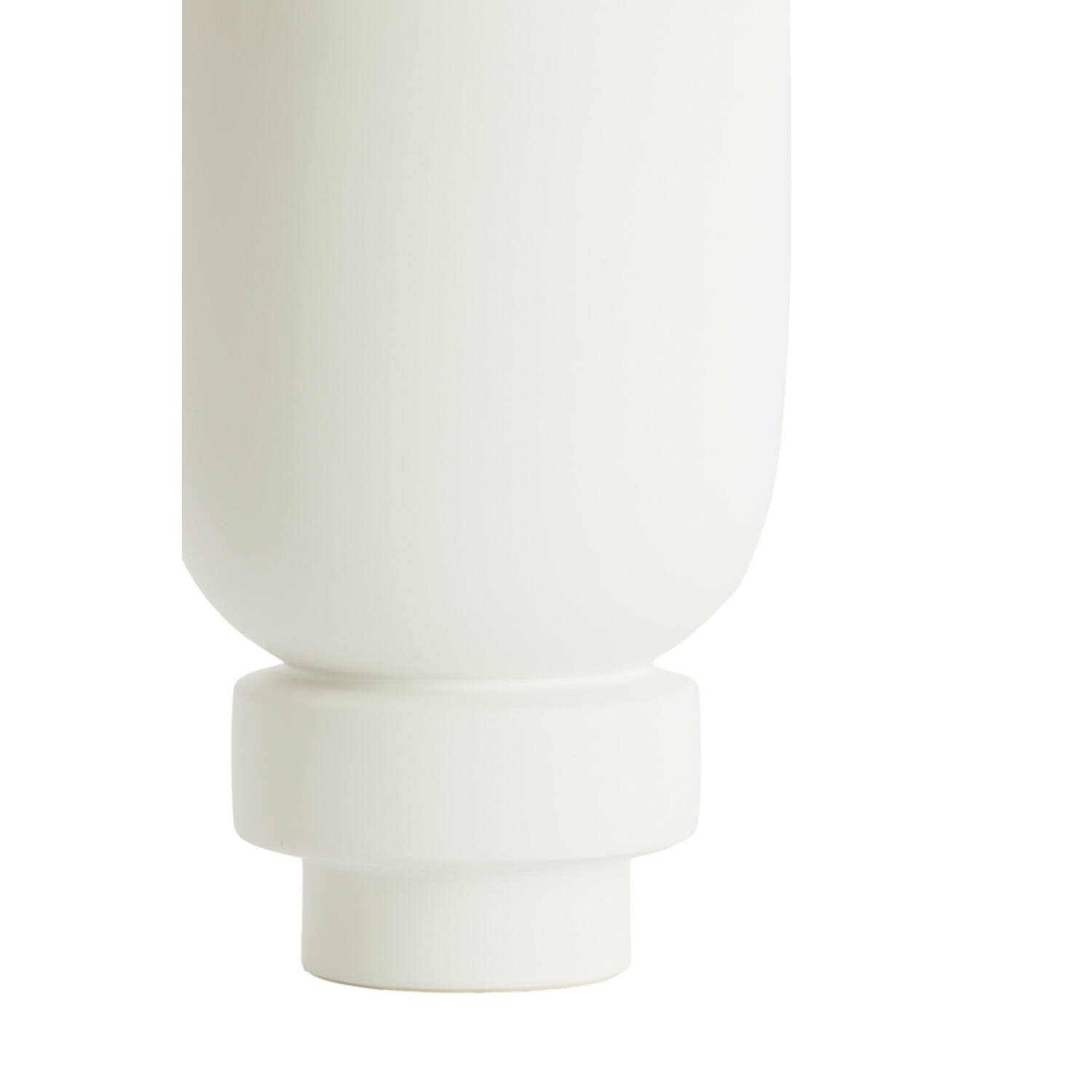 Vase deco Ø16x25,5 cm ROSSIO matt white