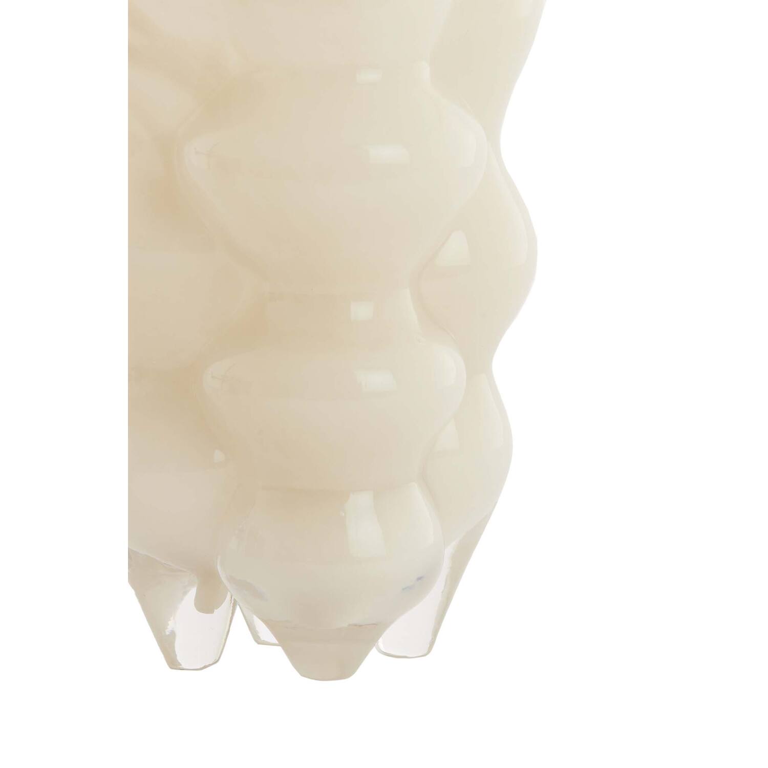 Vaas Ø15x24,5 cm CEREA glas melk crème
