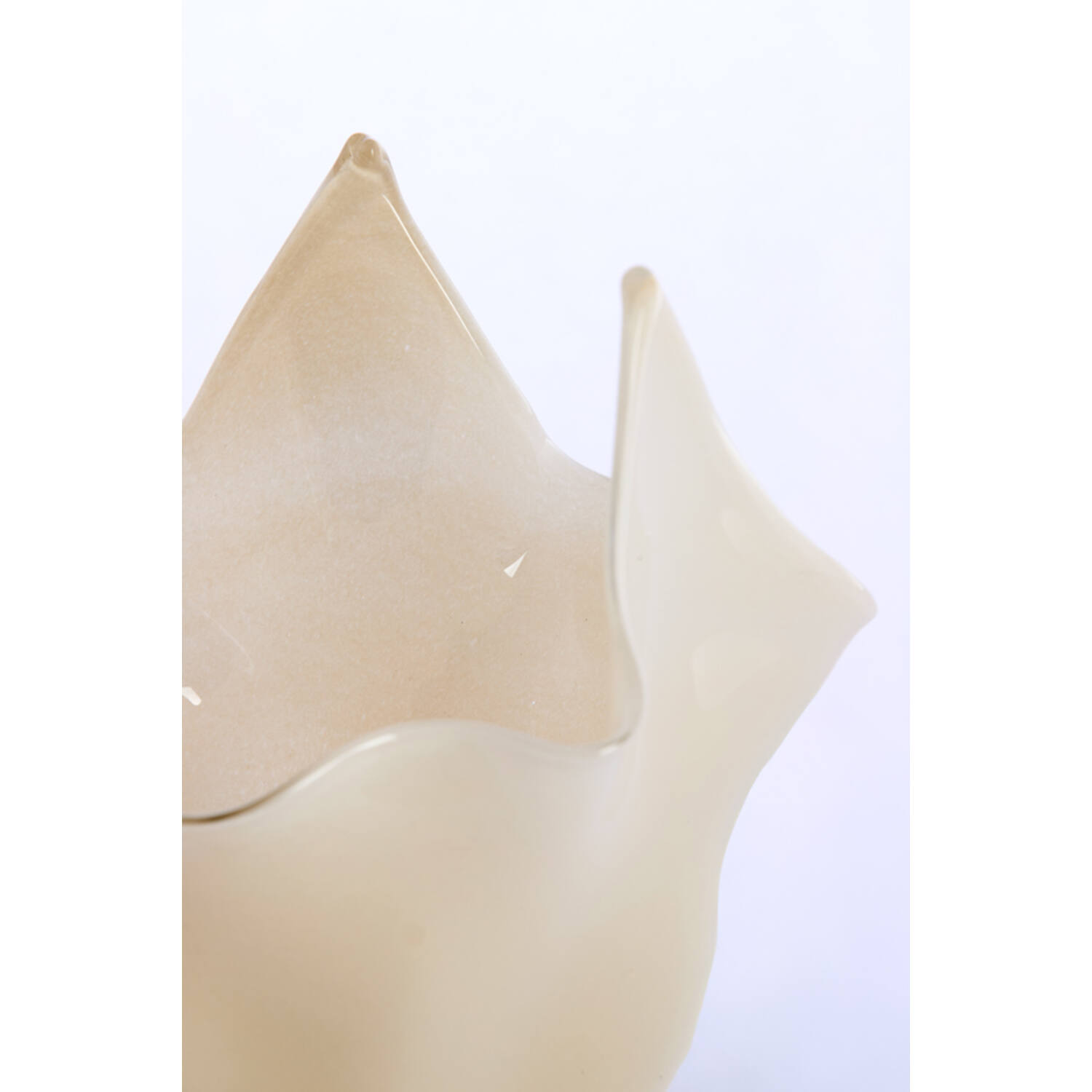 Vase Ø22x40 cm AIORA glass milky cream