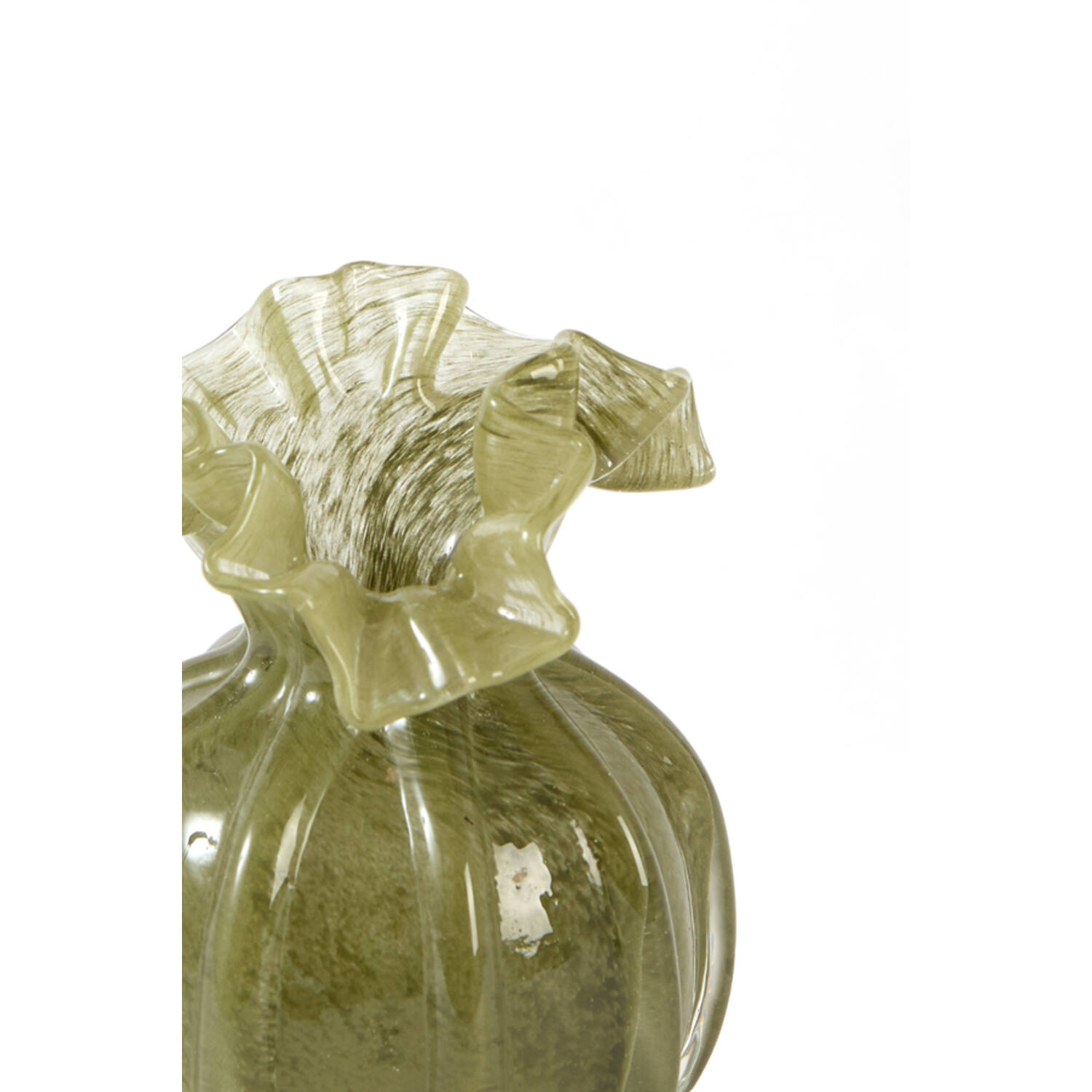 Vase Ø8,5x12 cm XEREA glass olive green