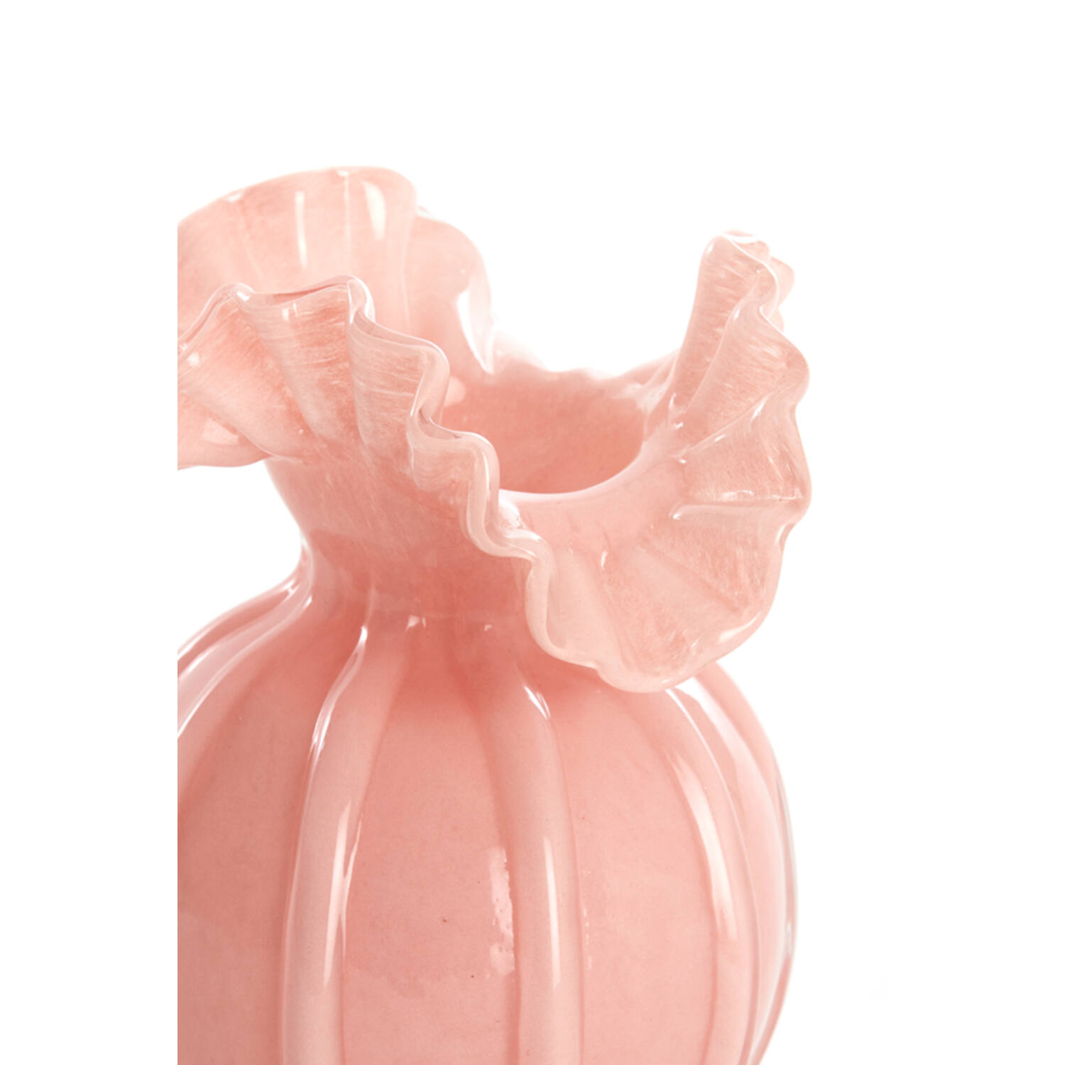 Vase Ø12x17 cm XEREA glass light pink