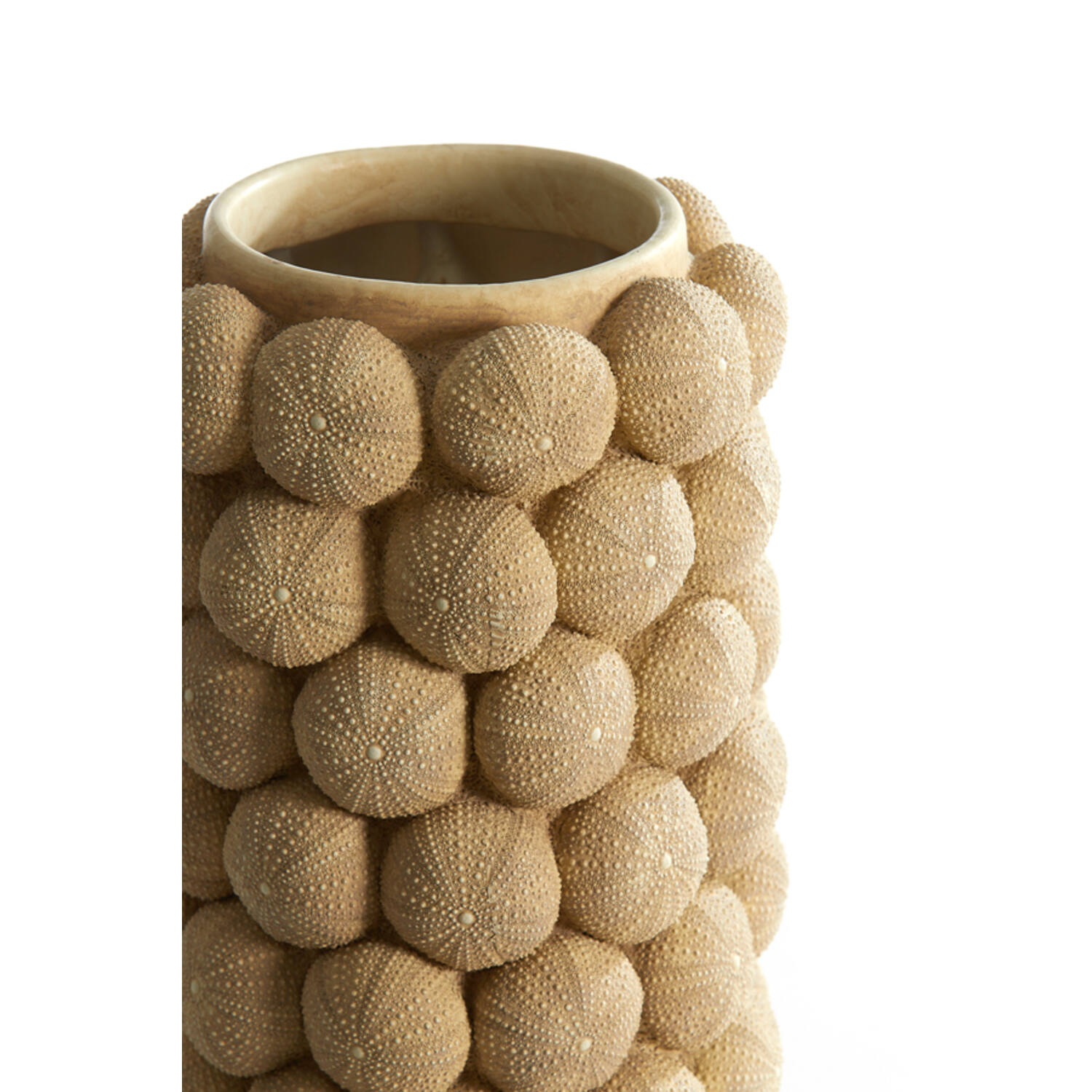 Vase deco Ø19x32,5 cm SEA URCHIN sand