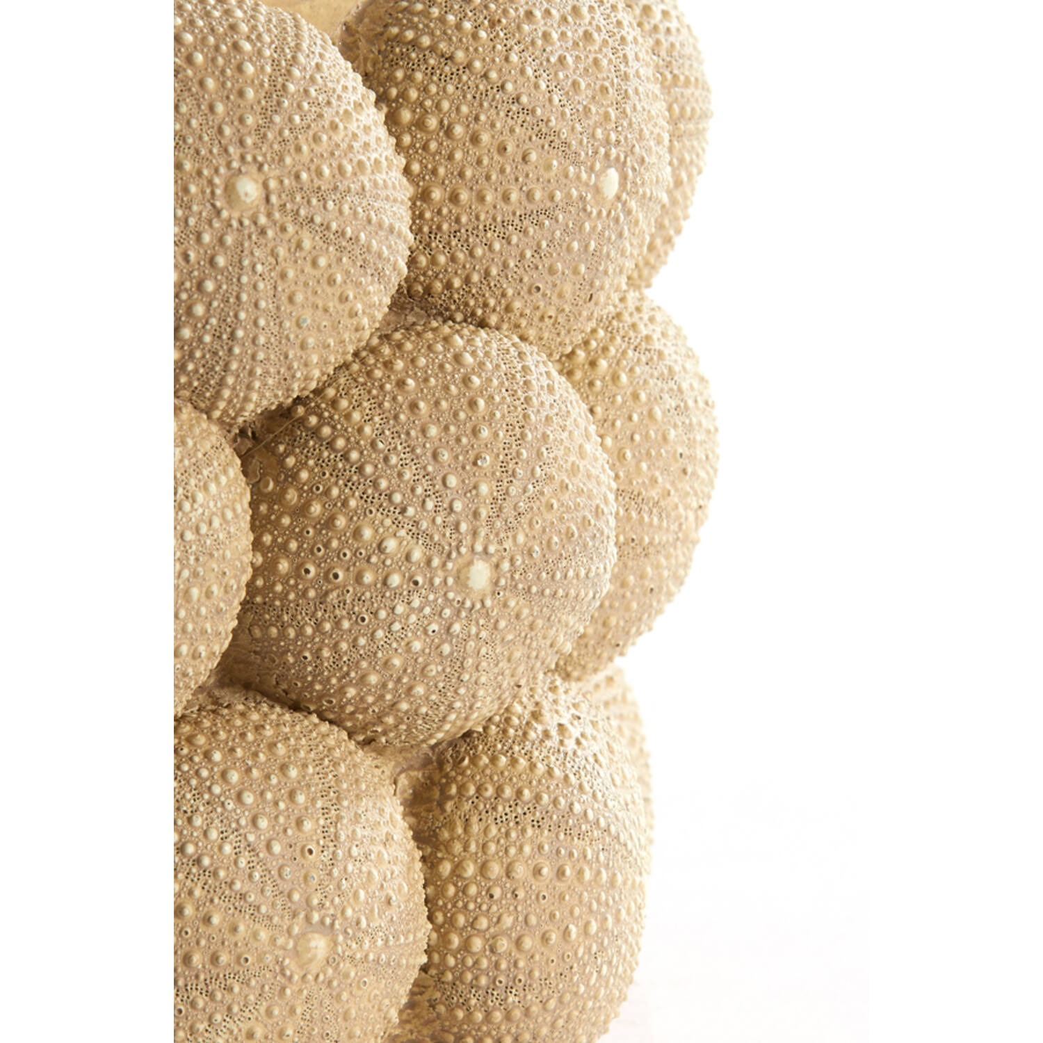 Vase deco Ø19x32,5 cm SEA URCHIN sand