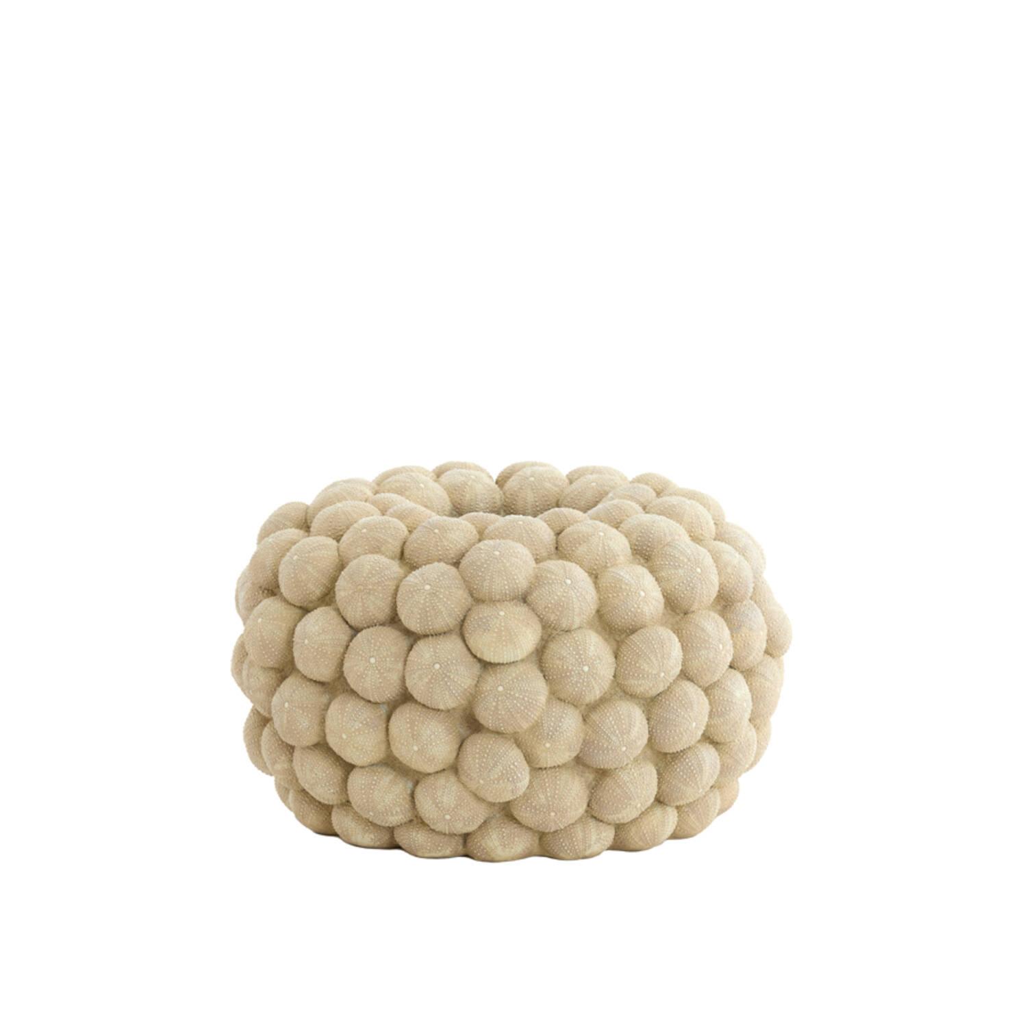 Vase deco Ø40x23,5 cm SEA URCHIN sand