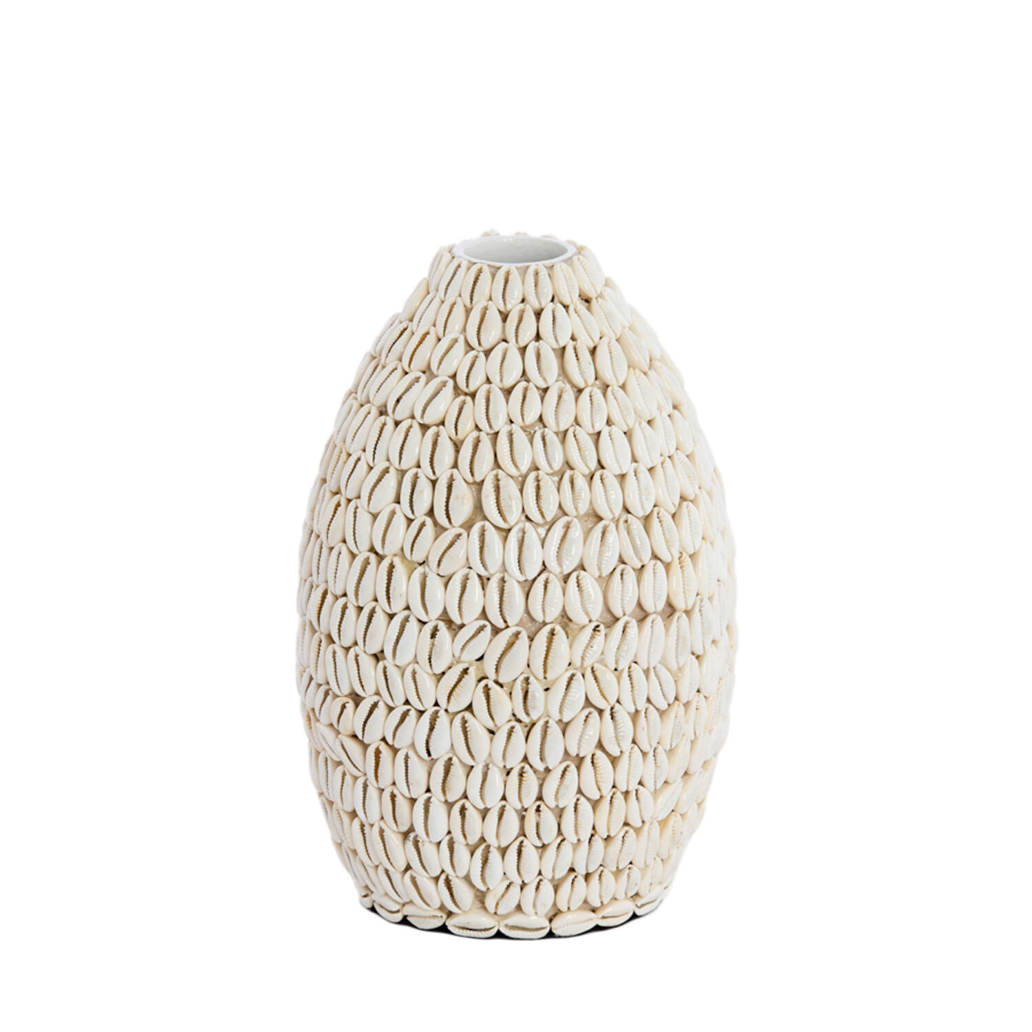 Vaas deco Ø19x28 cm SHELL crème