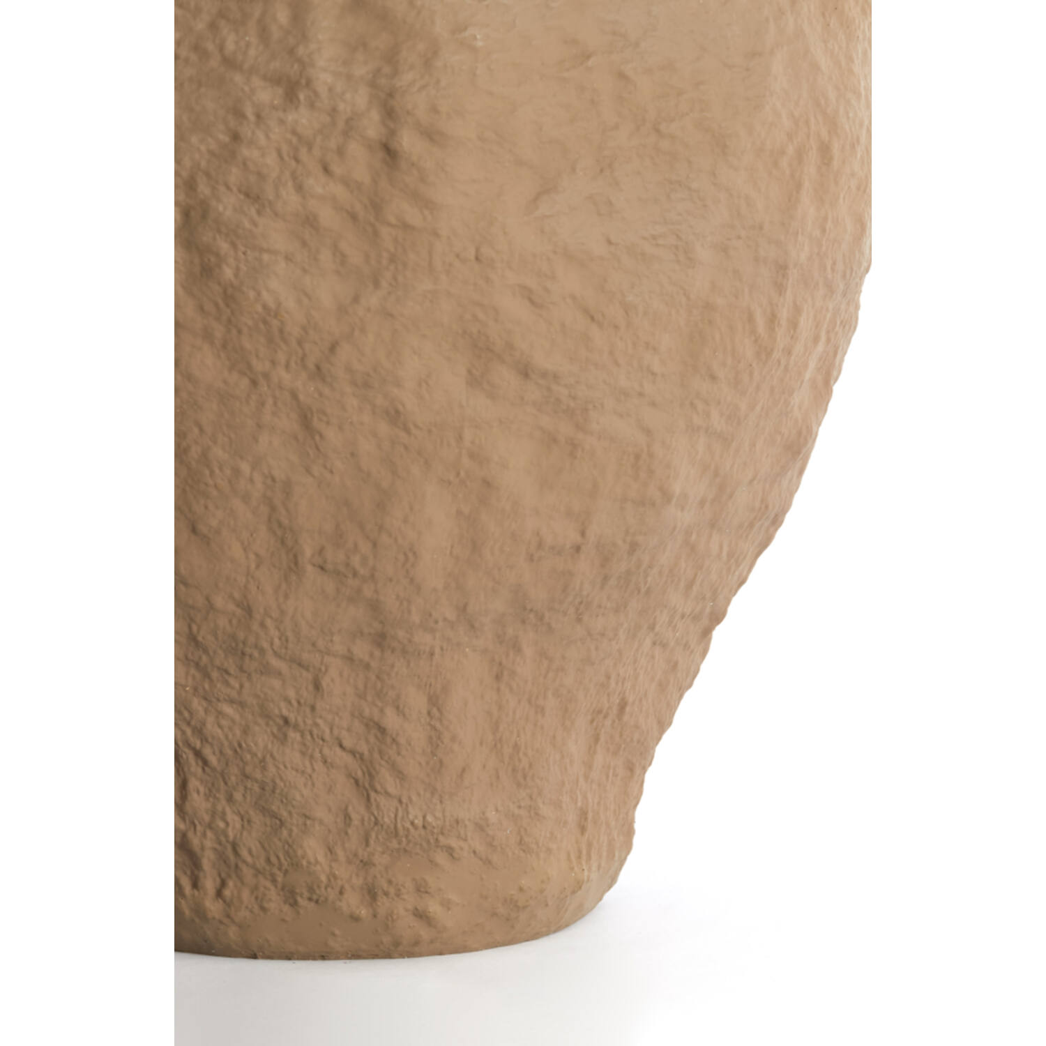 Vase deco Ø45x50 cm PANTOJA matt dark brown