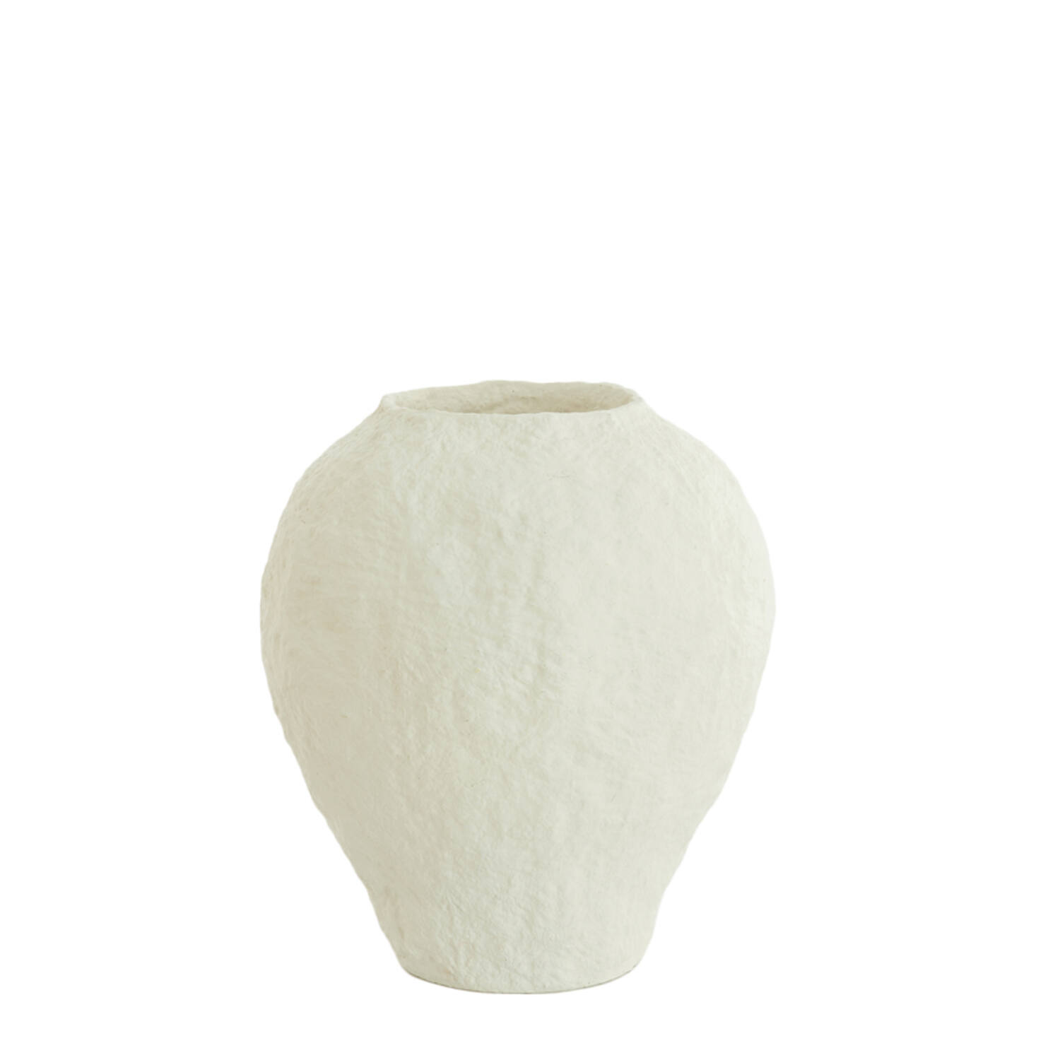 Vaas deco Ø45x50 cm PANTOJA mat crème