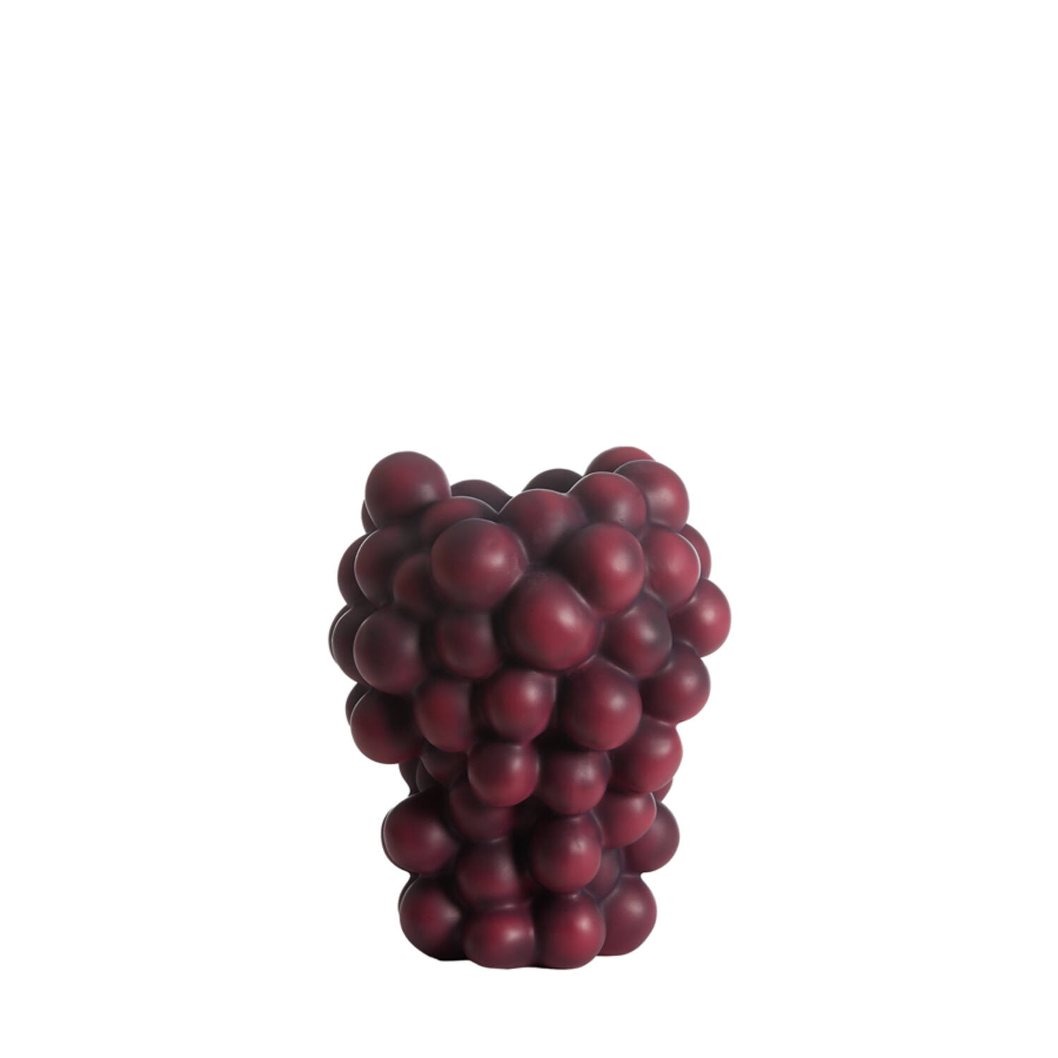 Vaas deco 21x20x25,5 cm GRAPES bordeaux