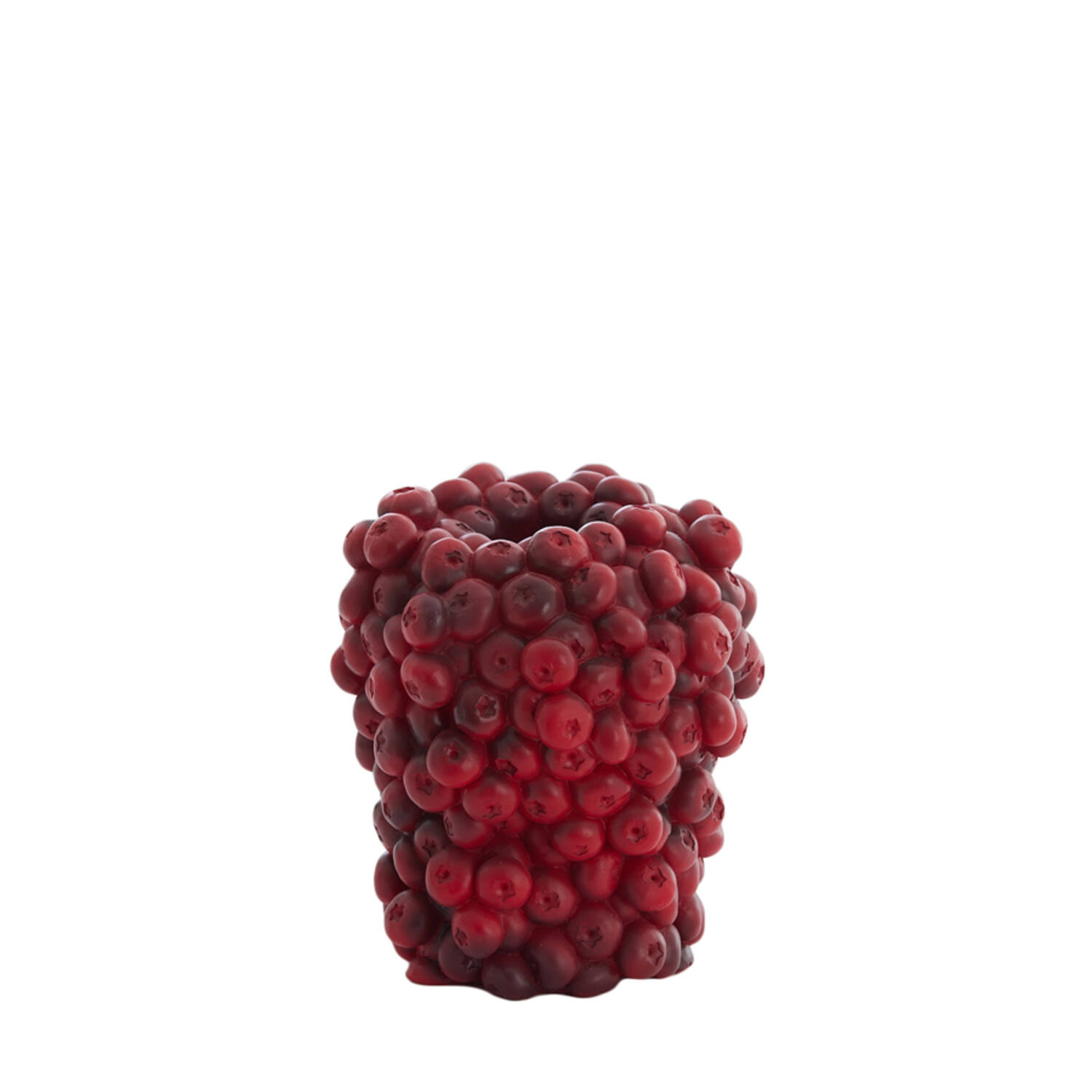 Vaas deco Ø14x16,5 cm BERRIES bordeaux