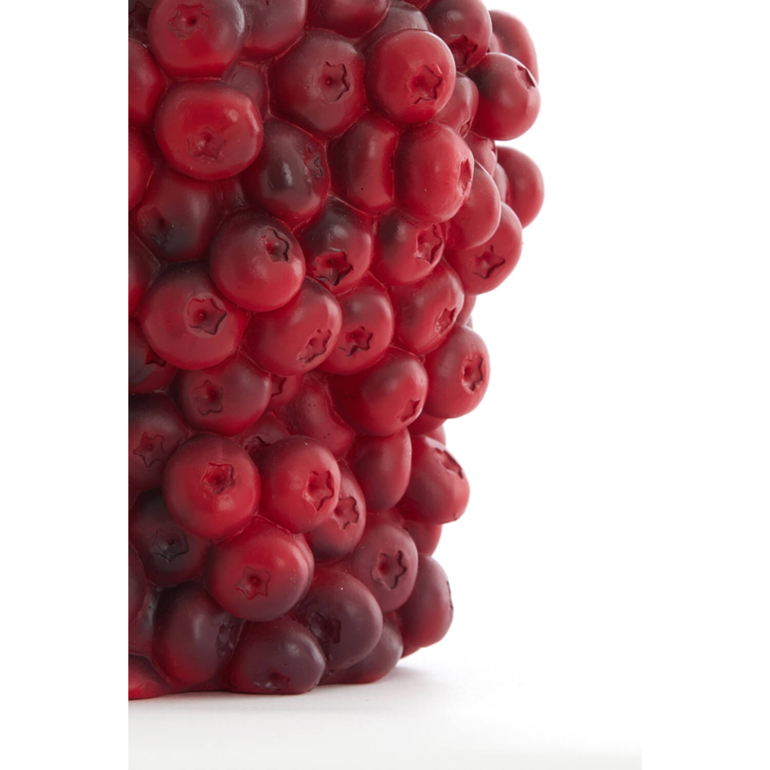 Vaas deco Ø14x16,5 cm BERRIES bordeaux