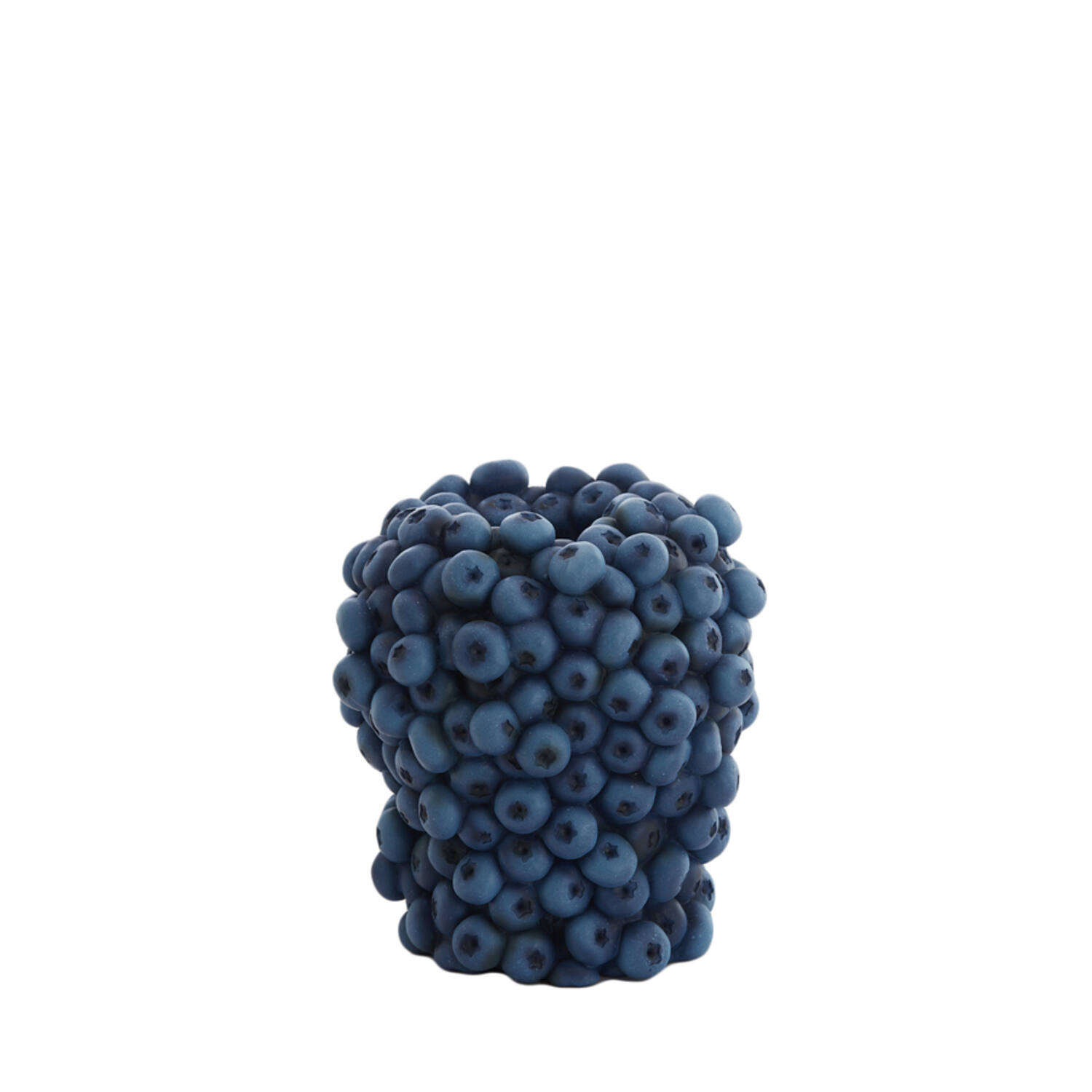 Vaas deco Ø14x16,5 cm BERRIES donker blauw