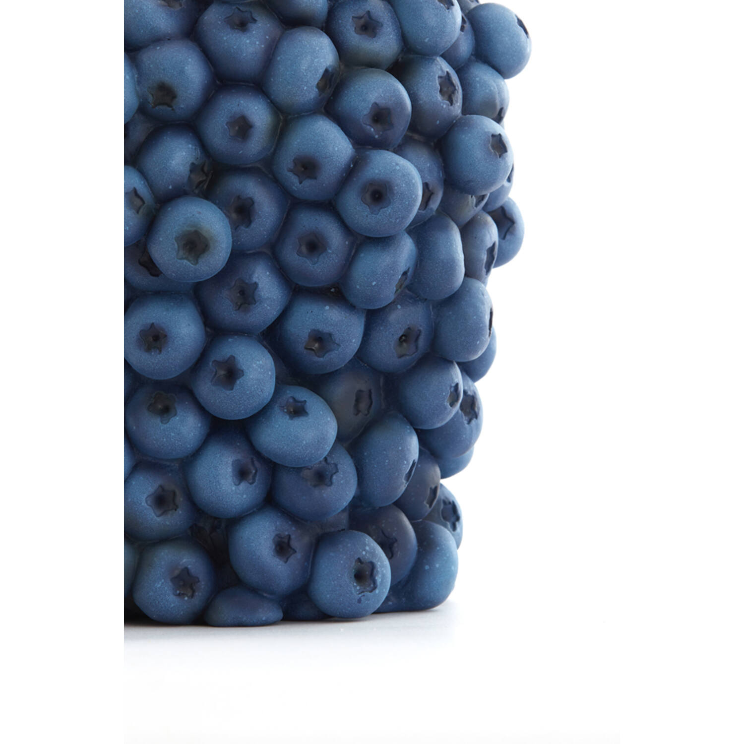 Vaas deco Ø14x16,5 cm BERRIES donker blauw