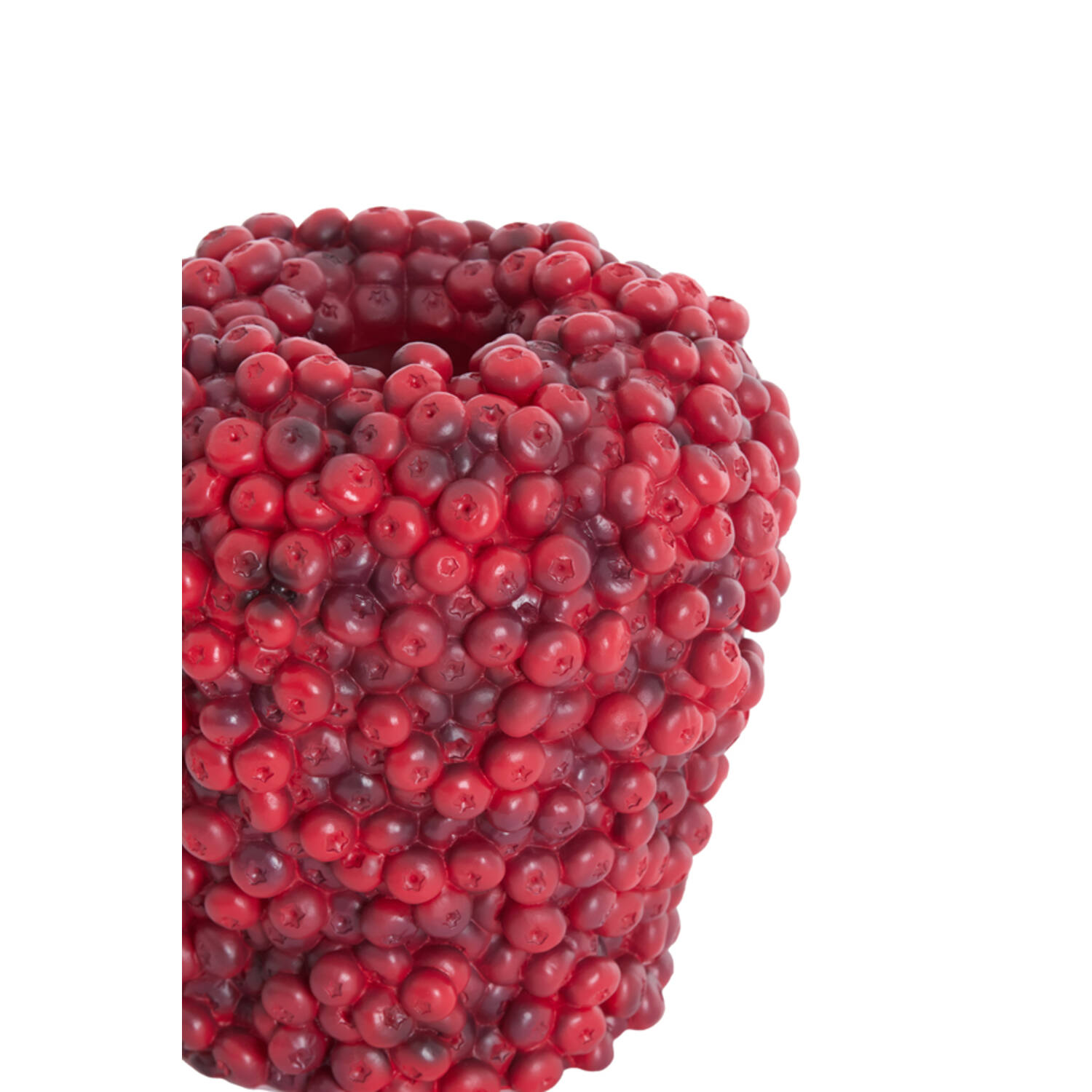 Vaas deco Ø25x25 cm BERRIES bordeaux