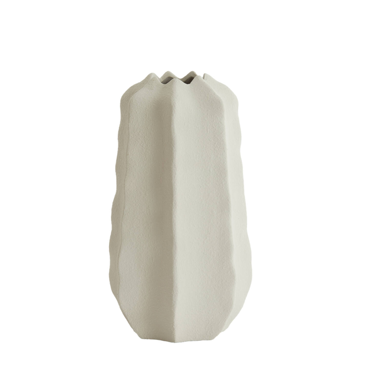 Vaas deco Ø18,5x34 cm ARIEIRO keramiek crème