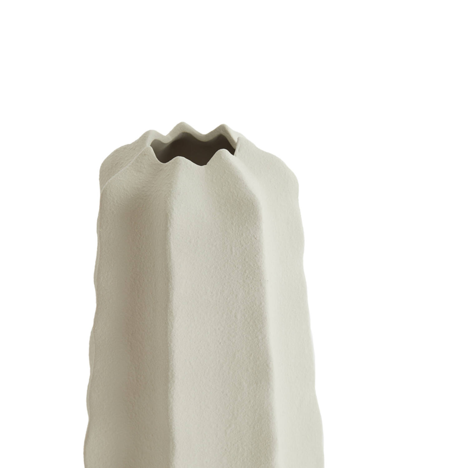 Vaas deco Ø18,5x34 cm ARIEIRO keramiek crème