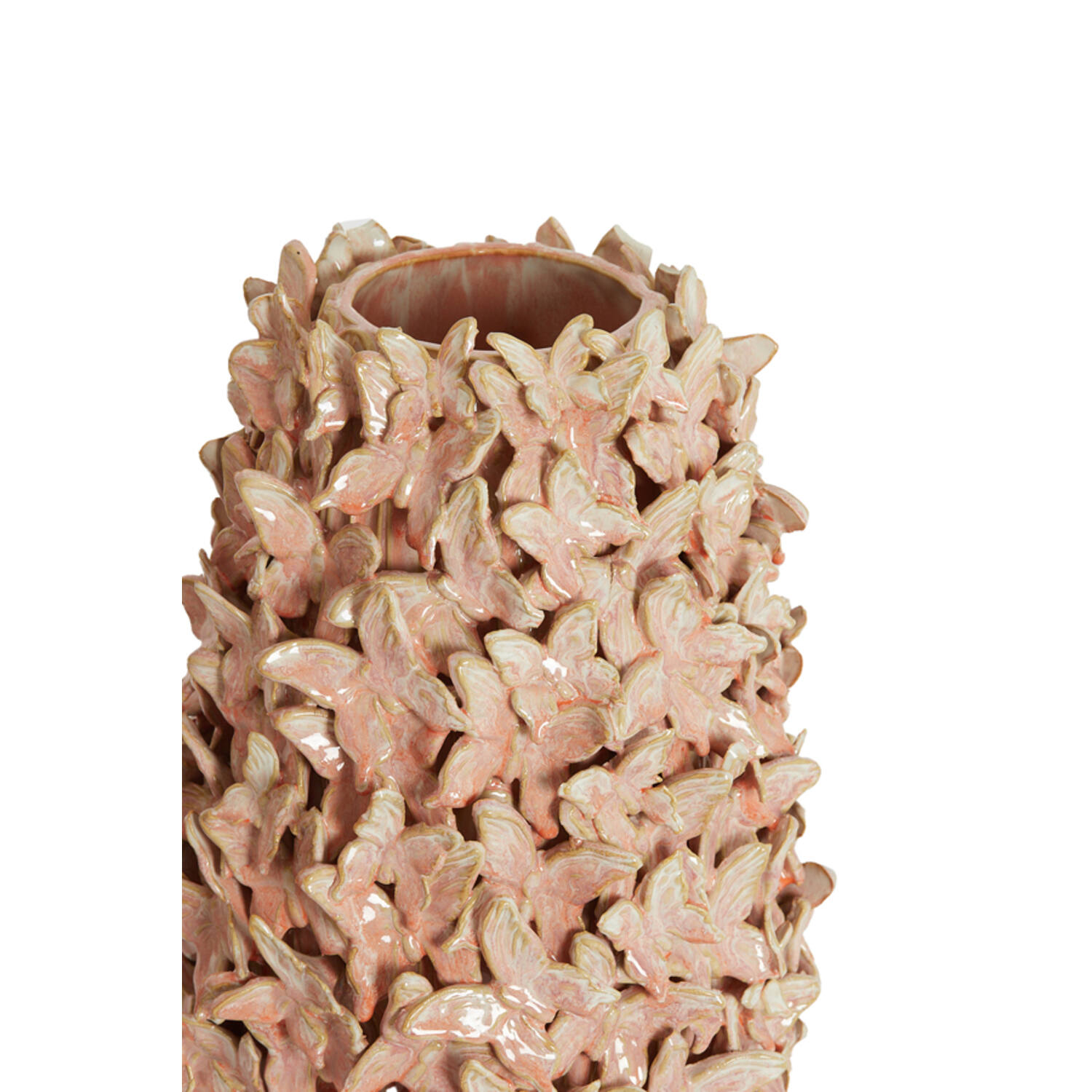 Vase deco Ø23x36,5 cm MARIPOSA ceramics pink