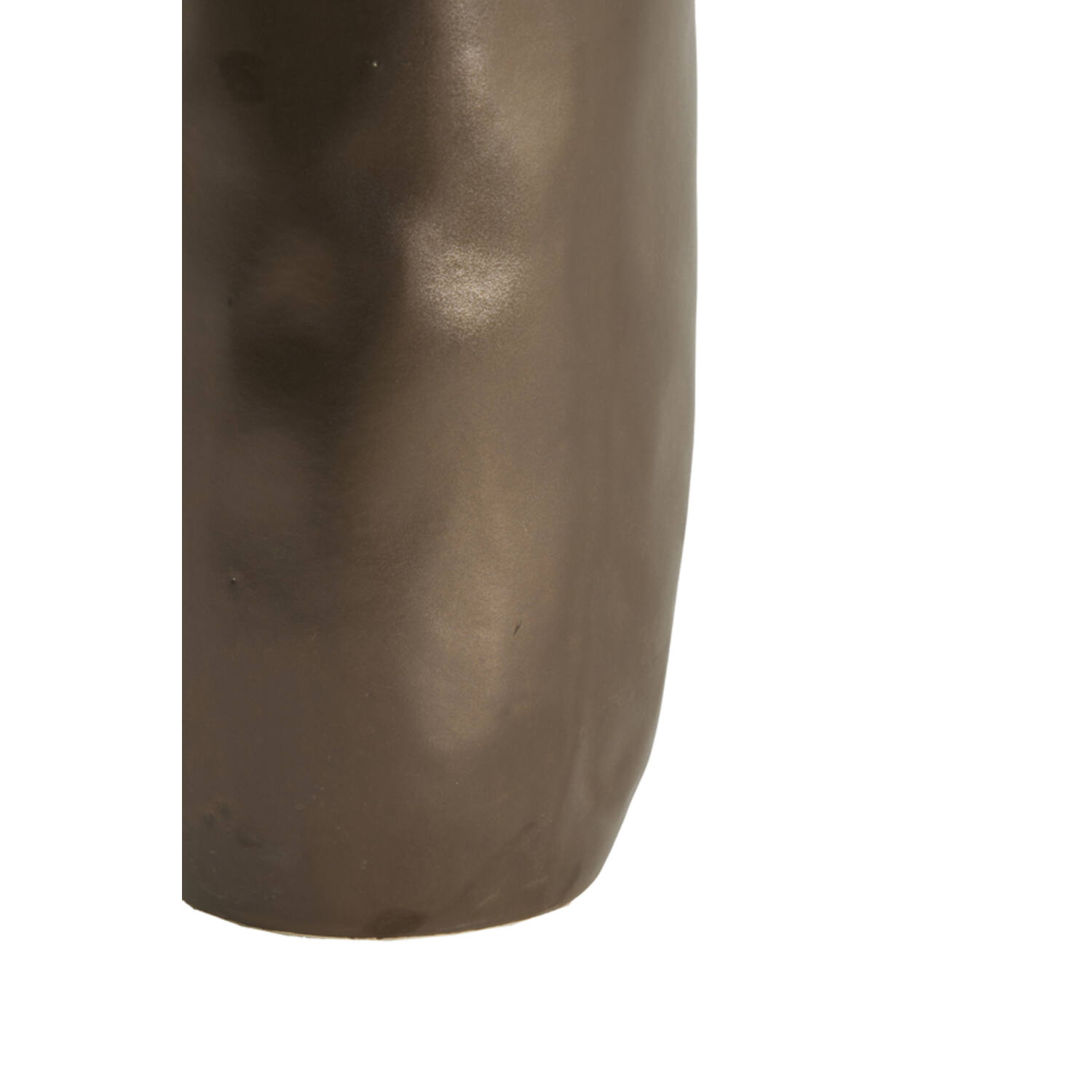 Vase deco Ø19,5x56 cm SENNES ceramics dark bronze