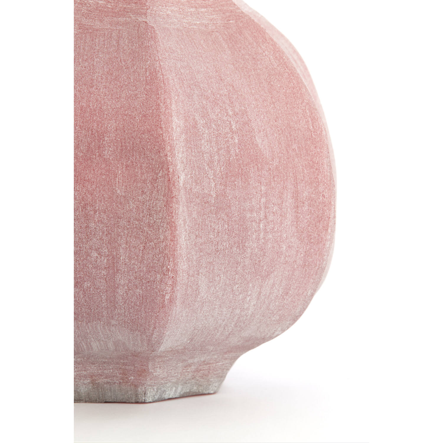 Vase Ø32,5x32 cm TEJEDA glass dark pink