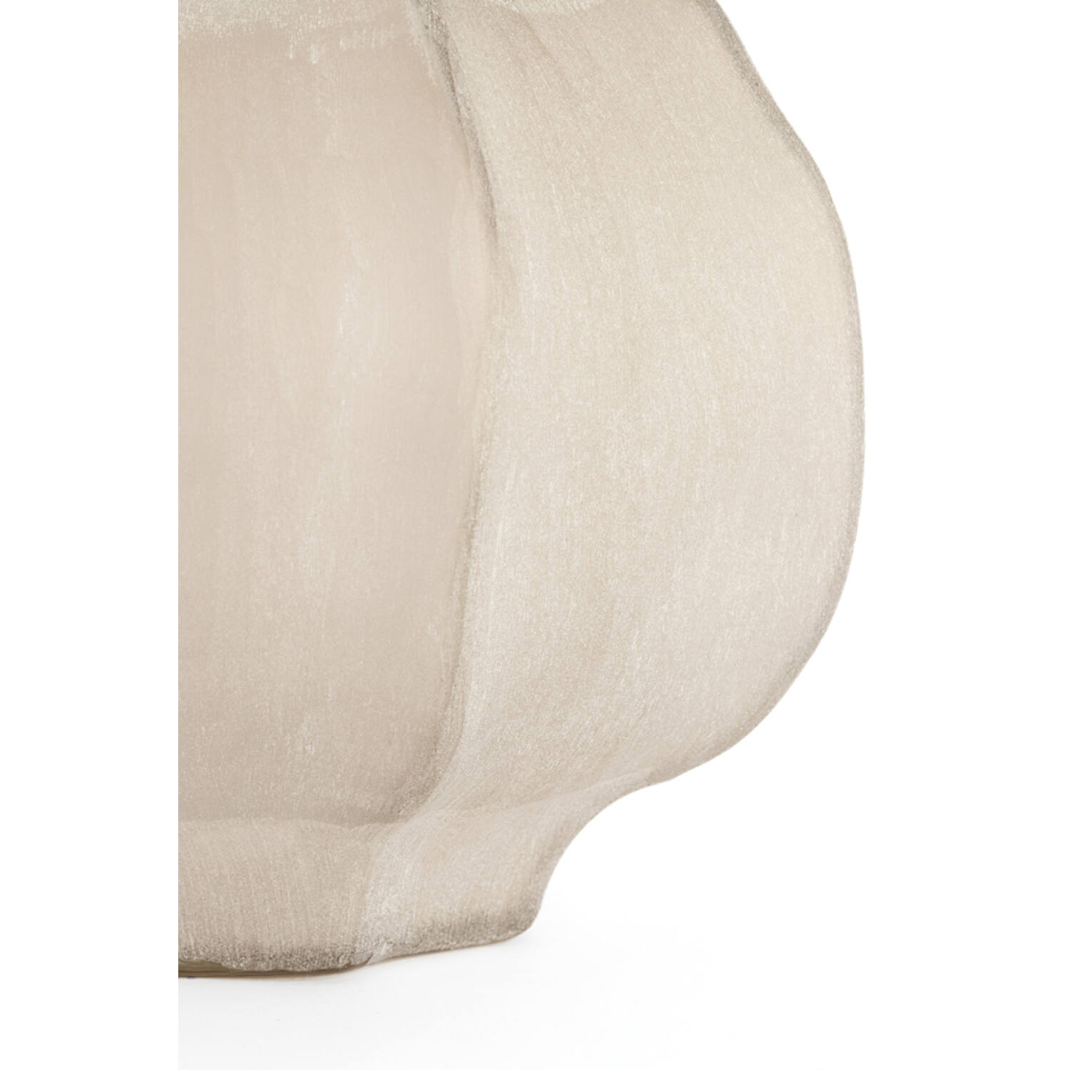 Vase Ø32,5x32 cm TEJEDA glass light brown