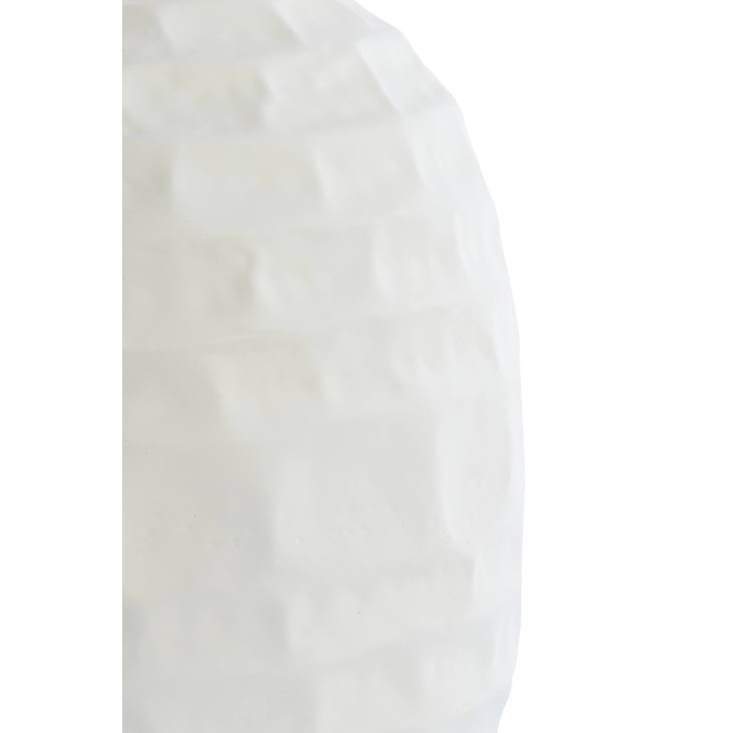 Vaas deco Ø20x30 cm TARIVA mat crème