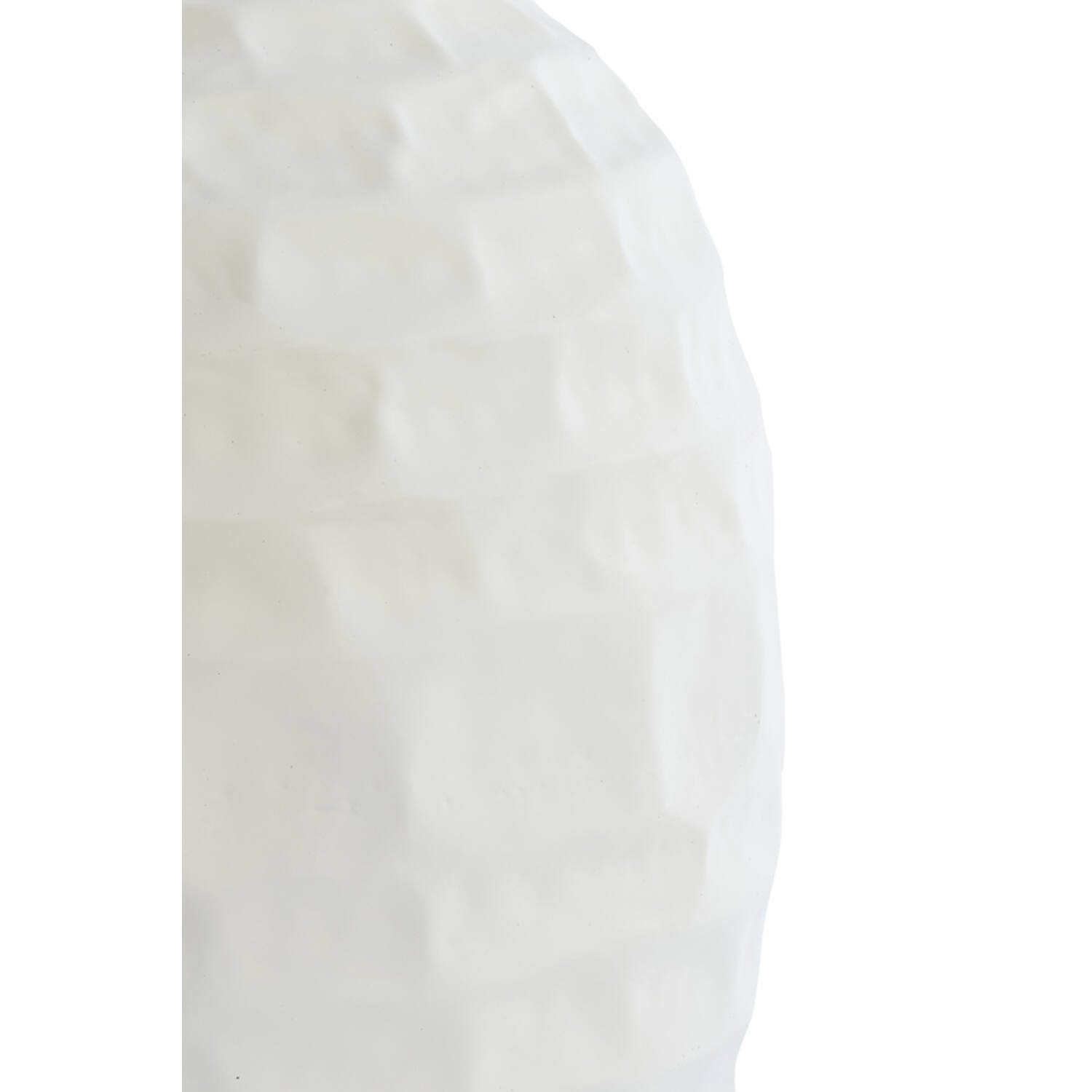 Vaas deco Ø25x35 cm TARIVA mat crème