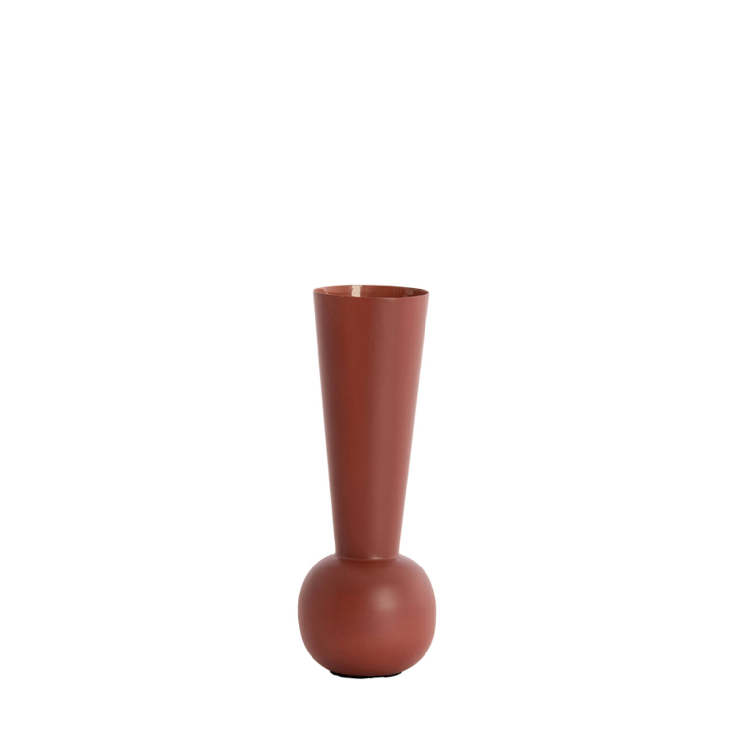 Vaas deco Ø9x25 cm TODI mat bordeaux