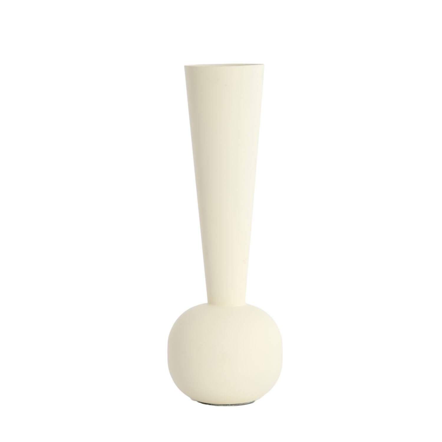 Vaas deco Ø13x36 cm TODI mat crème