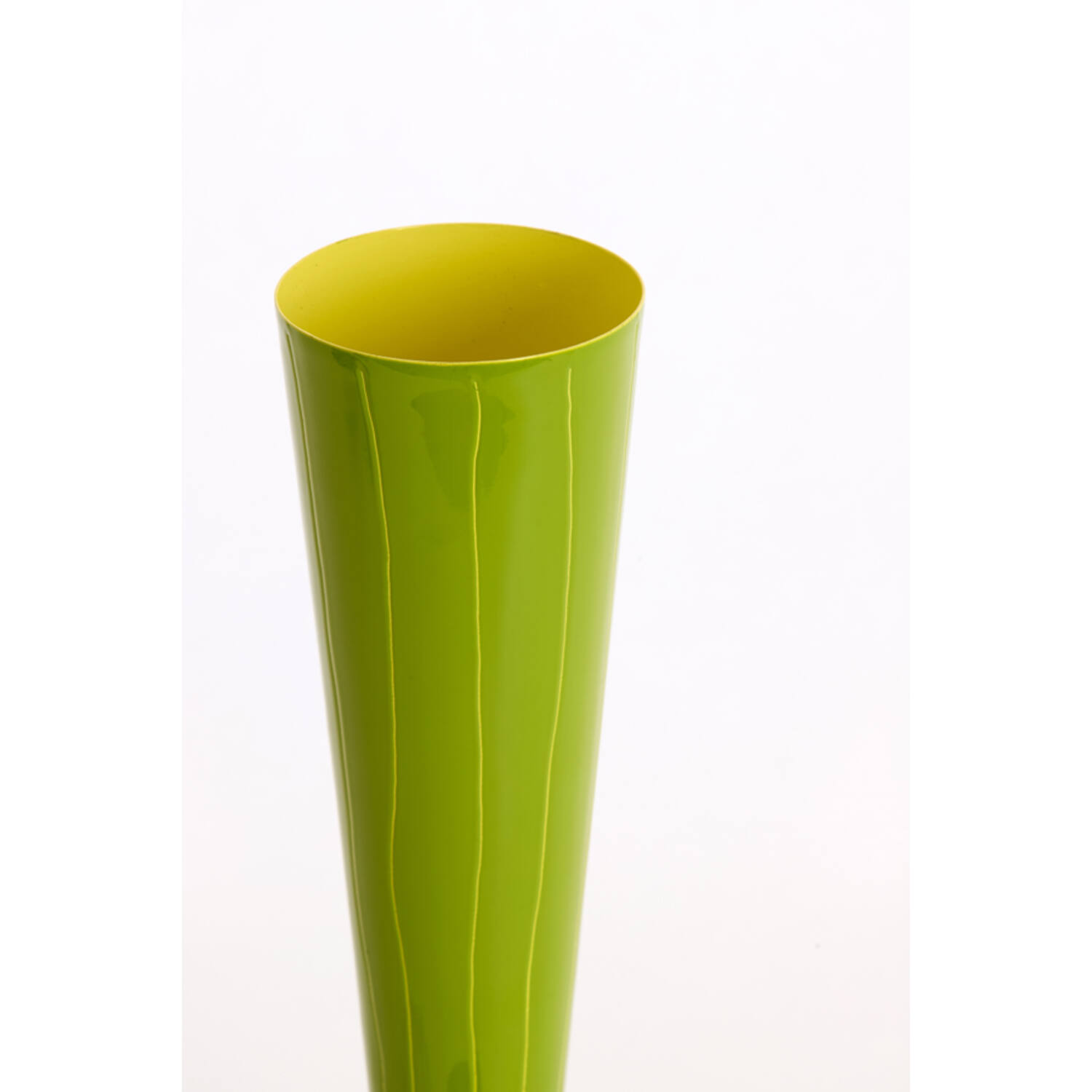 Vaas deco Ø13x36 cm TODI groen+gras groen