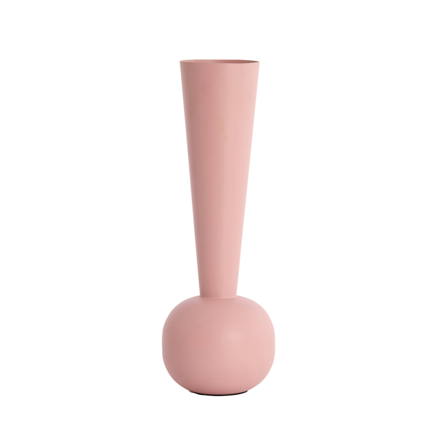 Vaas deco Ø13x36 cm TODI mat licht roze