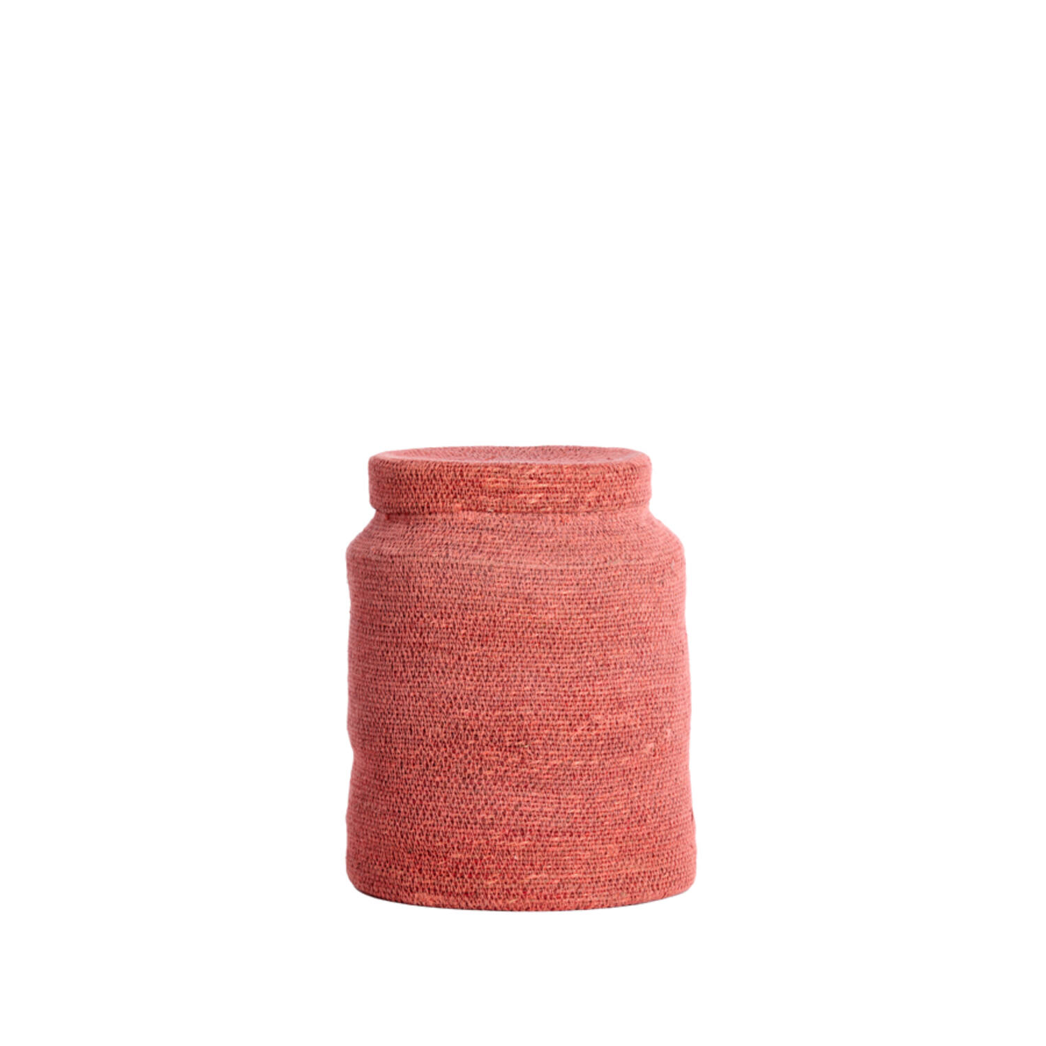 Basket S/2 Ø25x32,5+Ø33x38 cm BETANIA seagrass light pnk+pnk