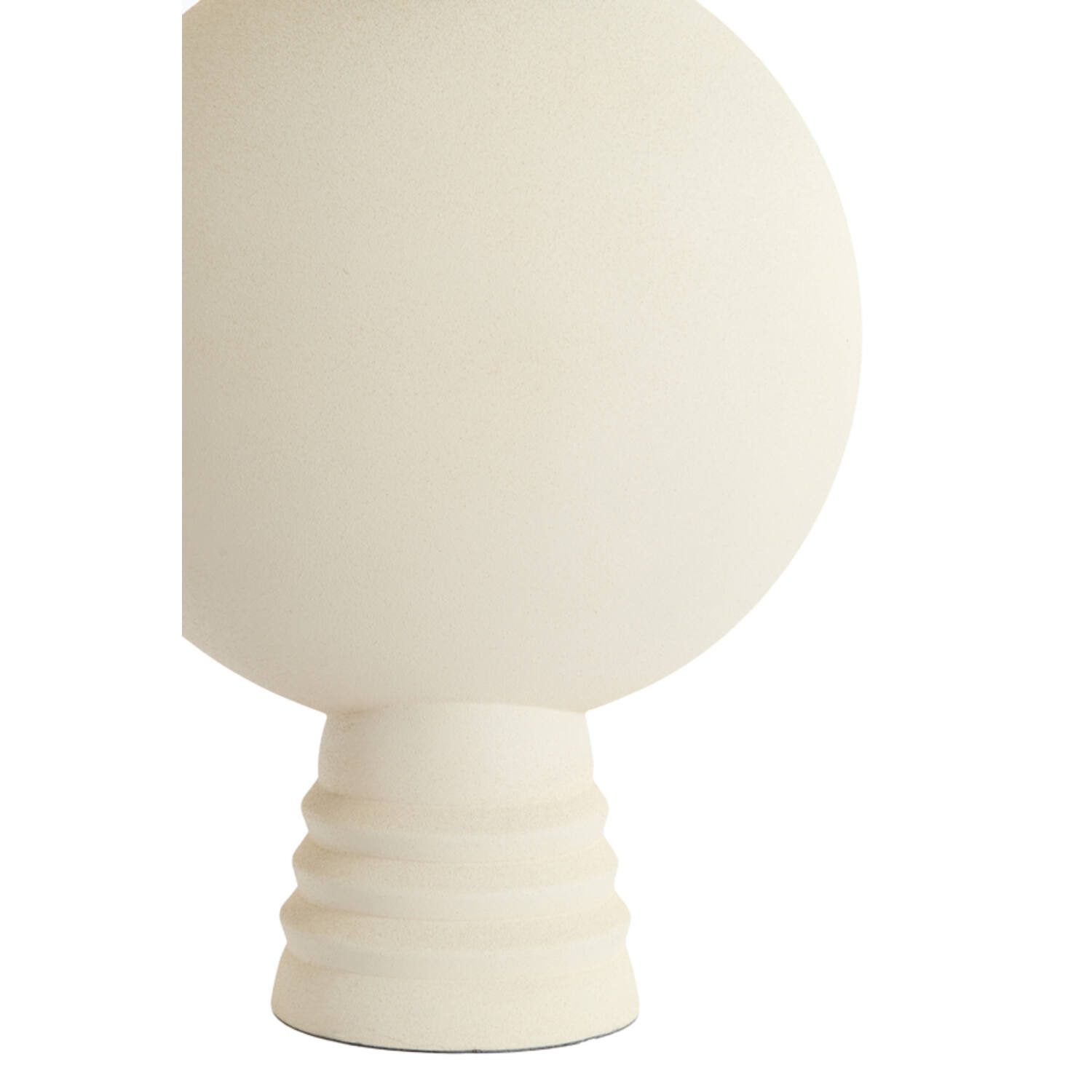 Vaas deco Ø18x54,5 cm KAVANSI mat crème
