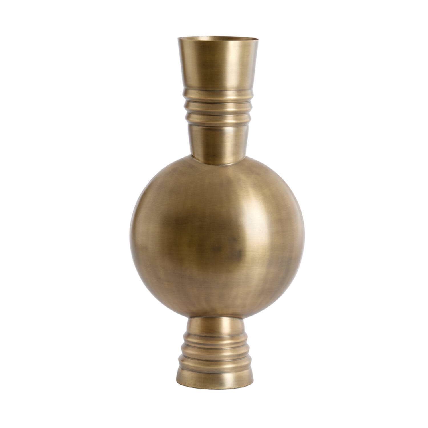 Vase deco Ø21x60 cm KAVANSI antique bronze