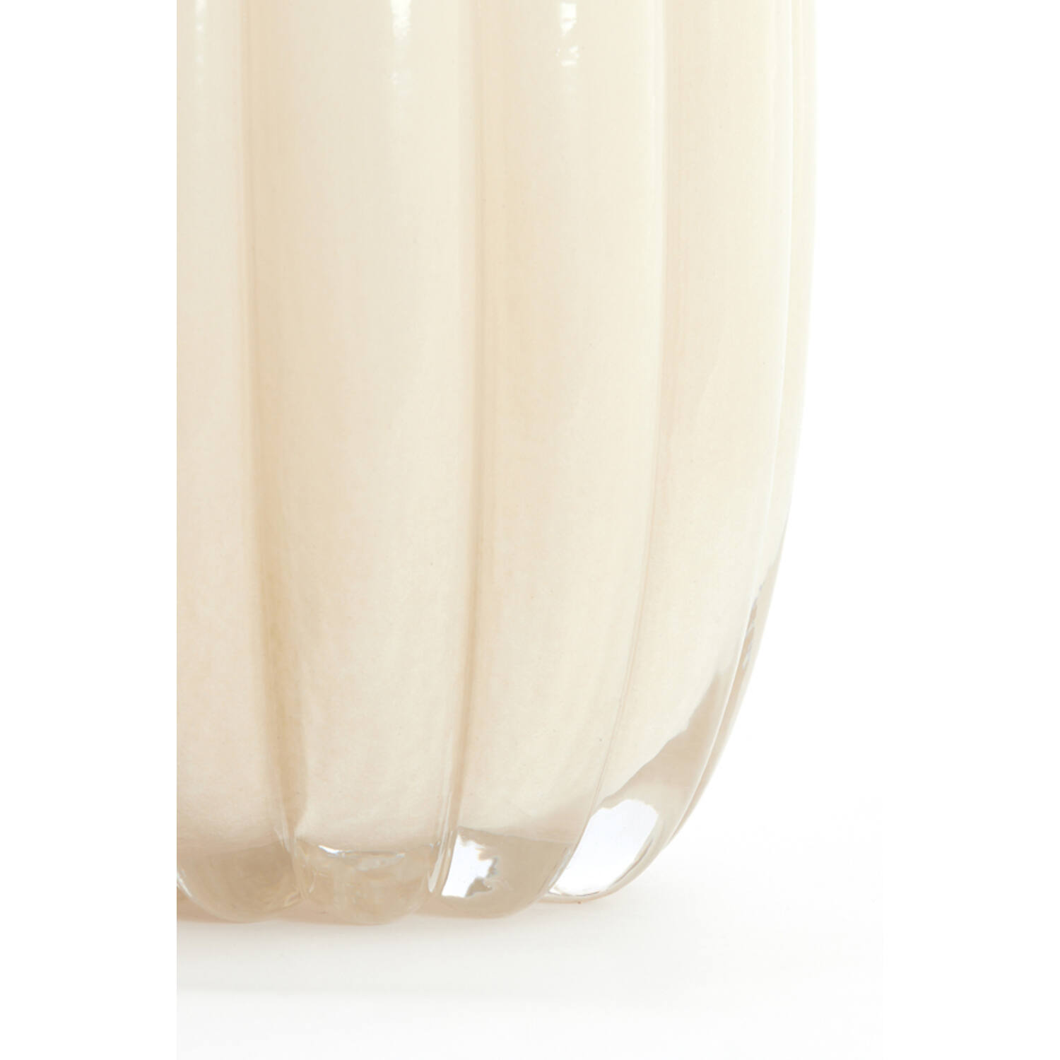 Vaas Ø23,5x38 cm SEDONA glas crème