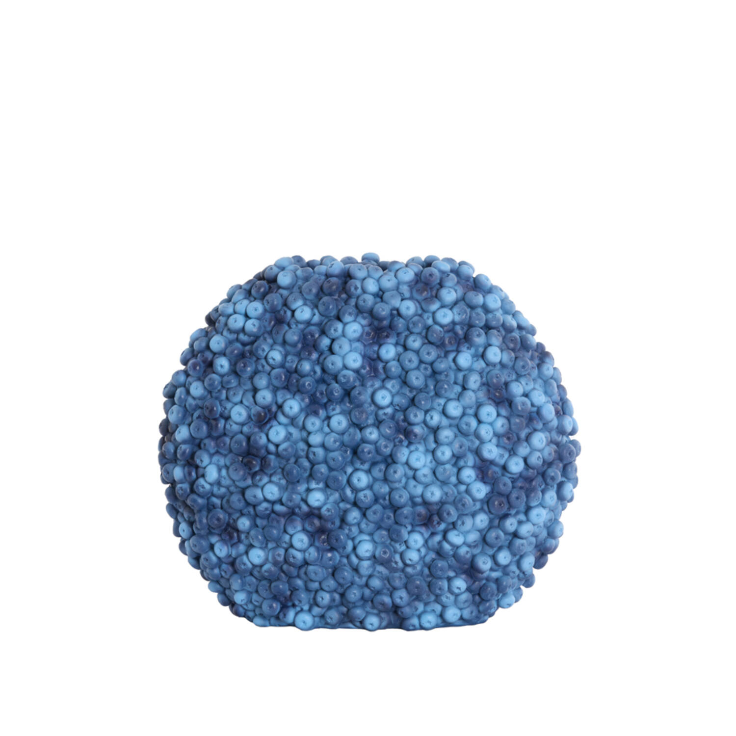 Vase deco 44x19x37 cm BERRIES dark blue