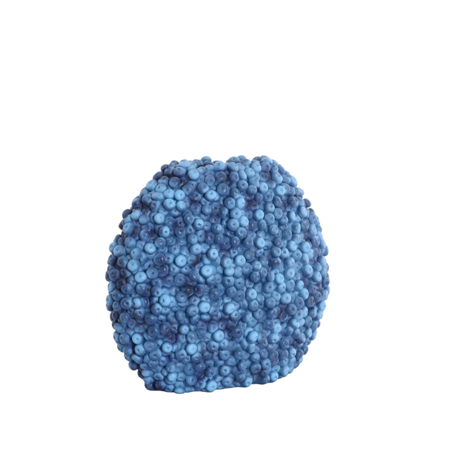 Vase deco 44x19x37 cm BERRIES dark blue