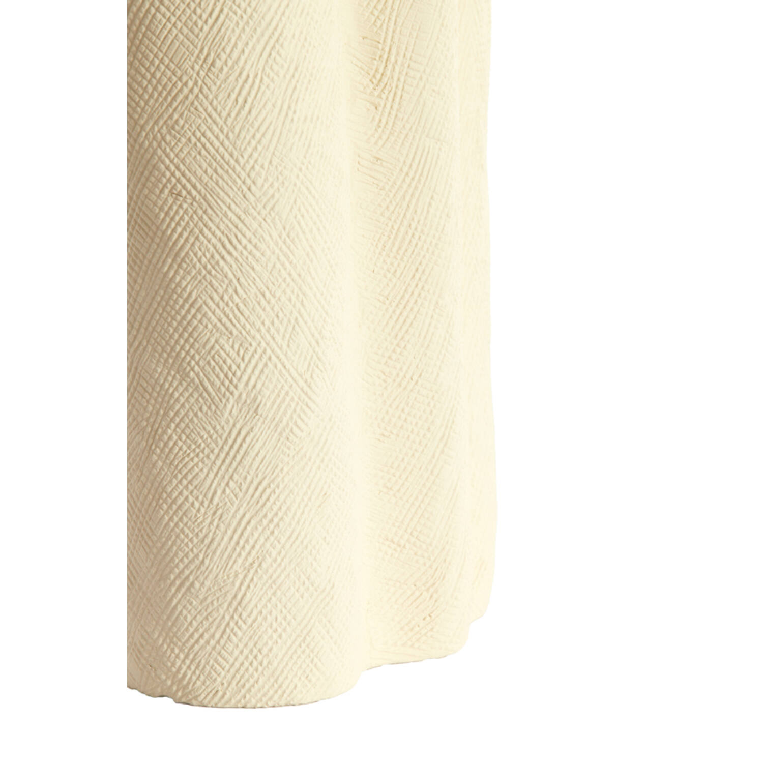Vaas deco 12x9,5x30 cm FLOVILLA keramiek crème