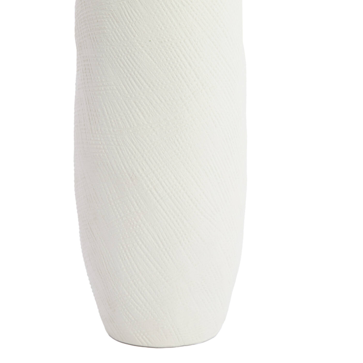 Vaas deco 19,5x19x92 cm MESA keramiek crème