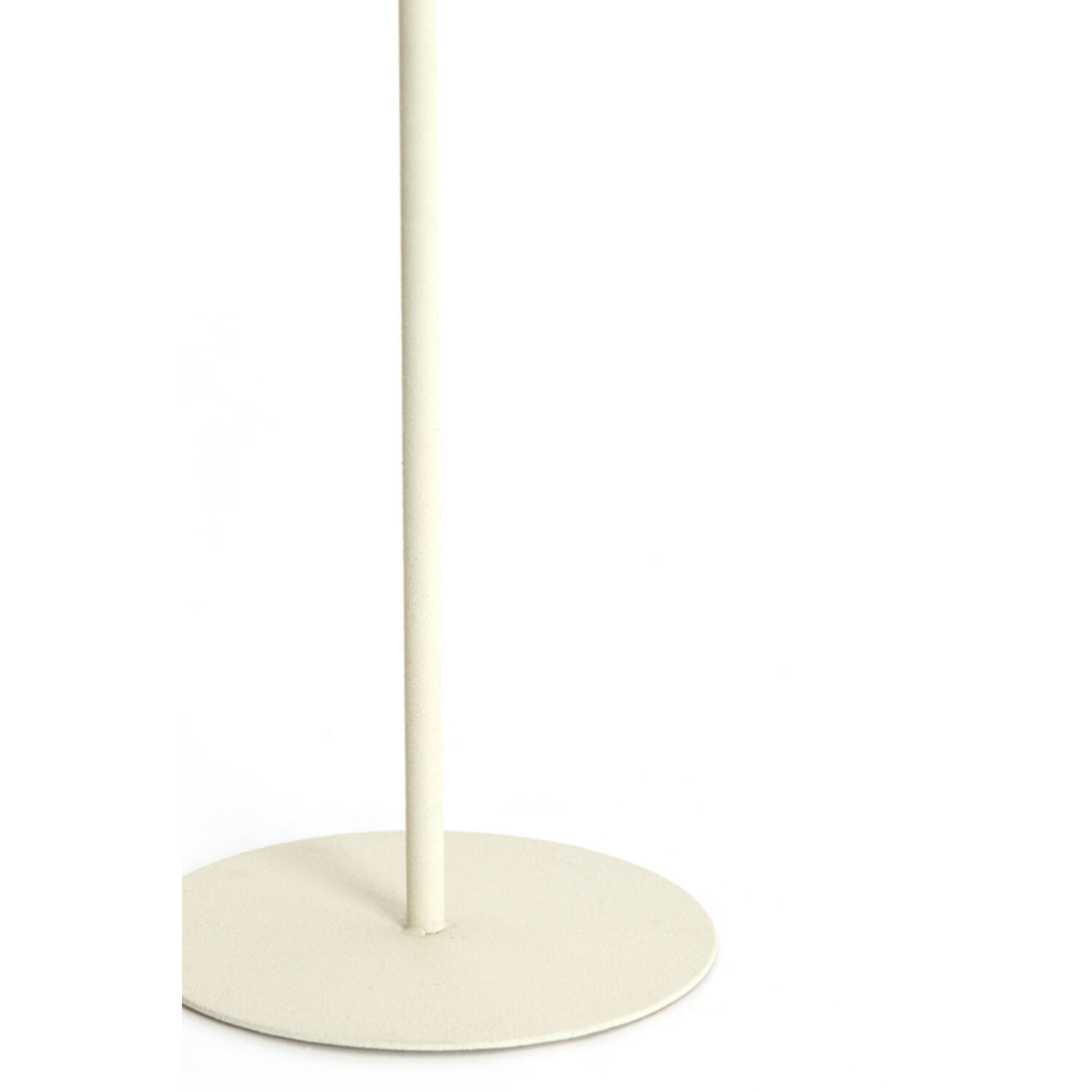 Bloemendisplay deco Ø13x30 cm TUBE mat crème