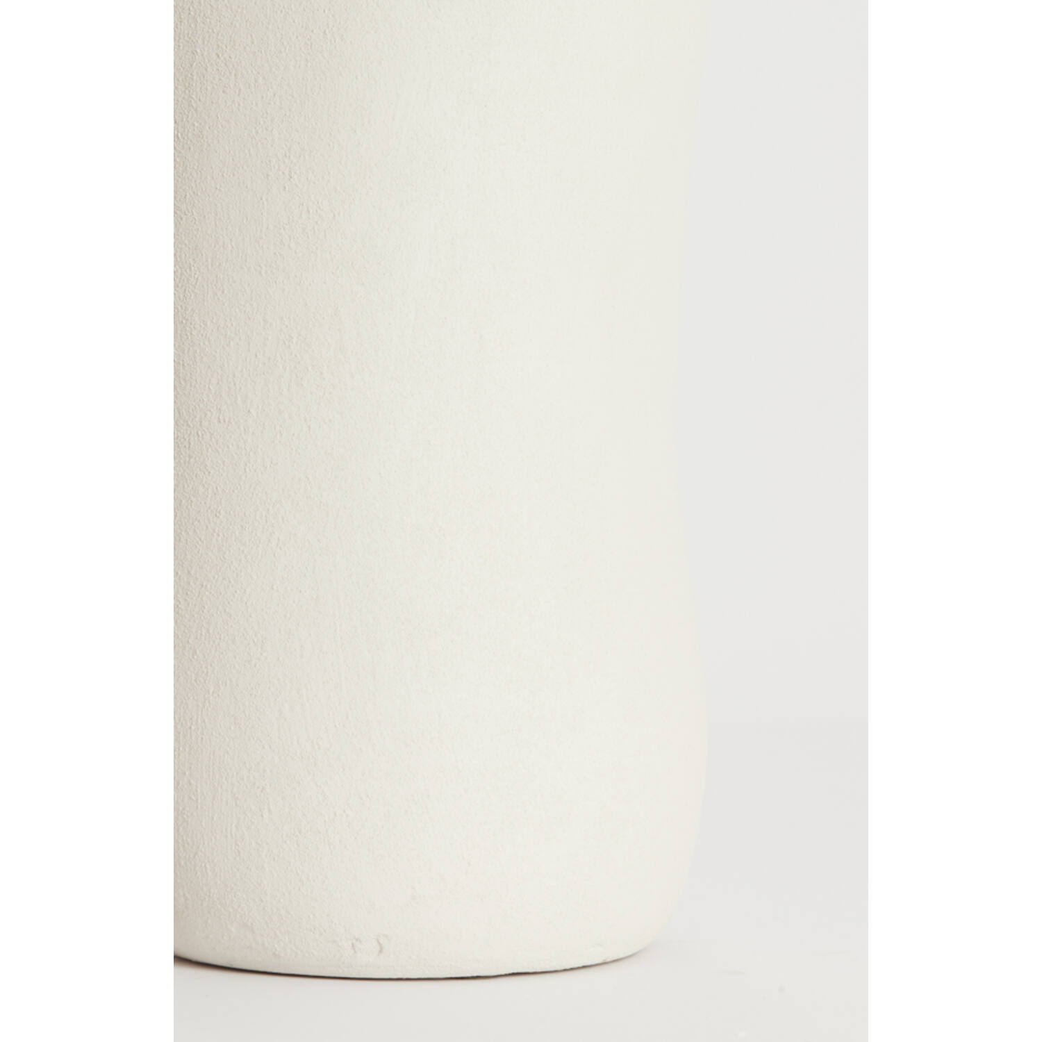 Vaas deco Ø16,5x56 cm SERAFINA keramiek crème
