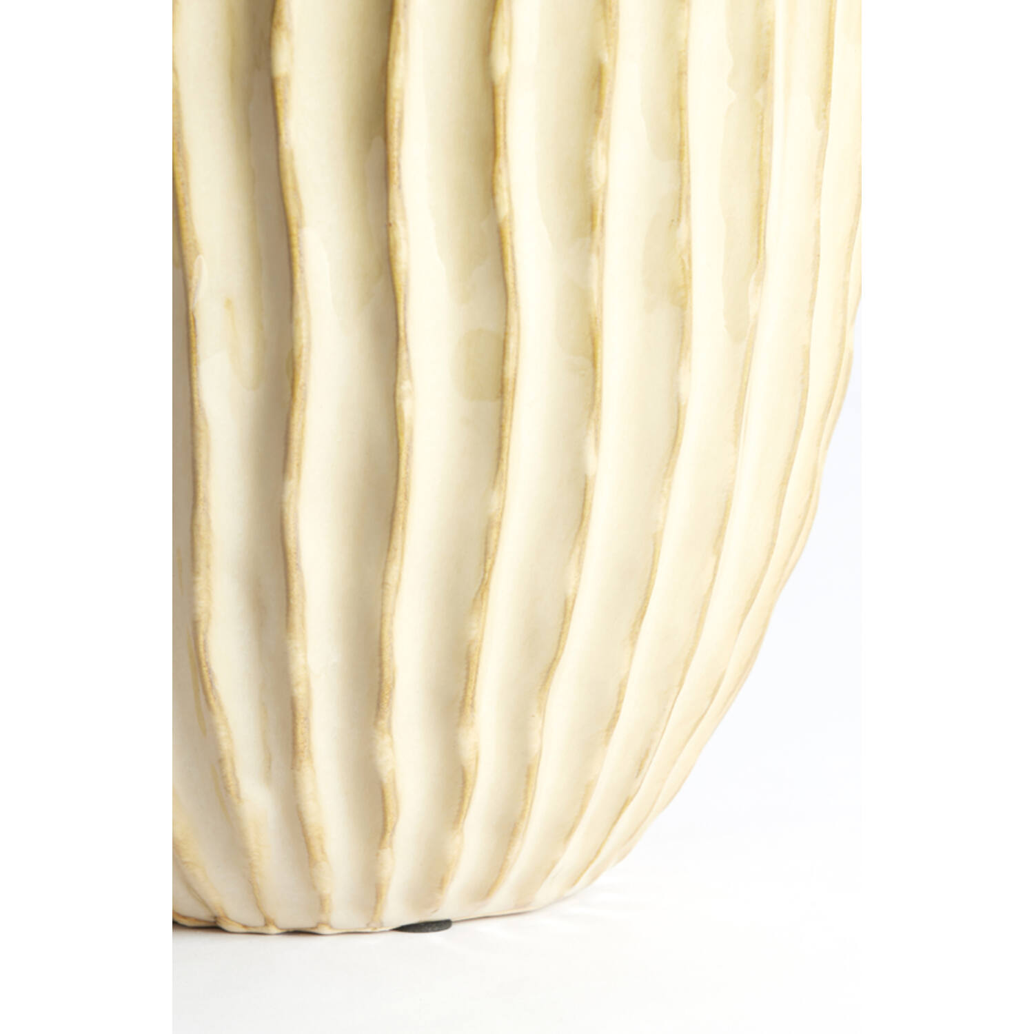 Vaas deco Ø30x32 cm TALEA keramiek parelmoer