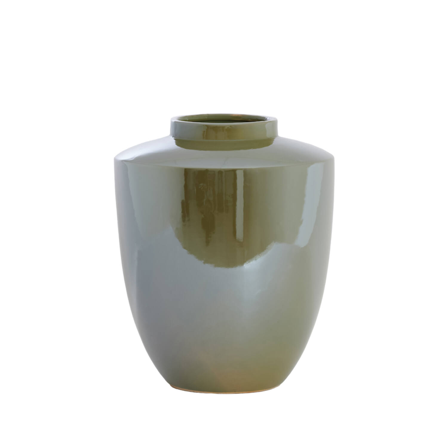 Vase deco Ø32x40 cm TALEA ceramics oil light green