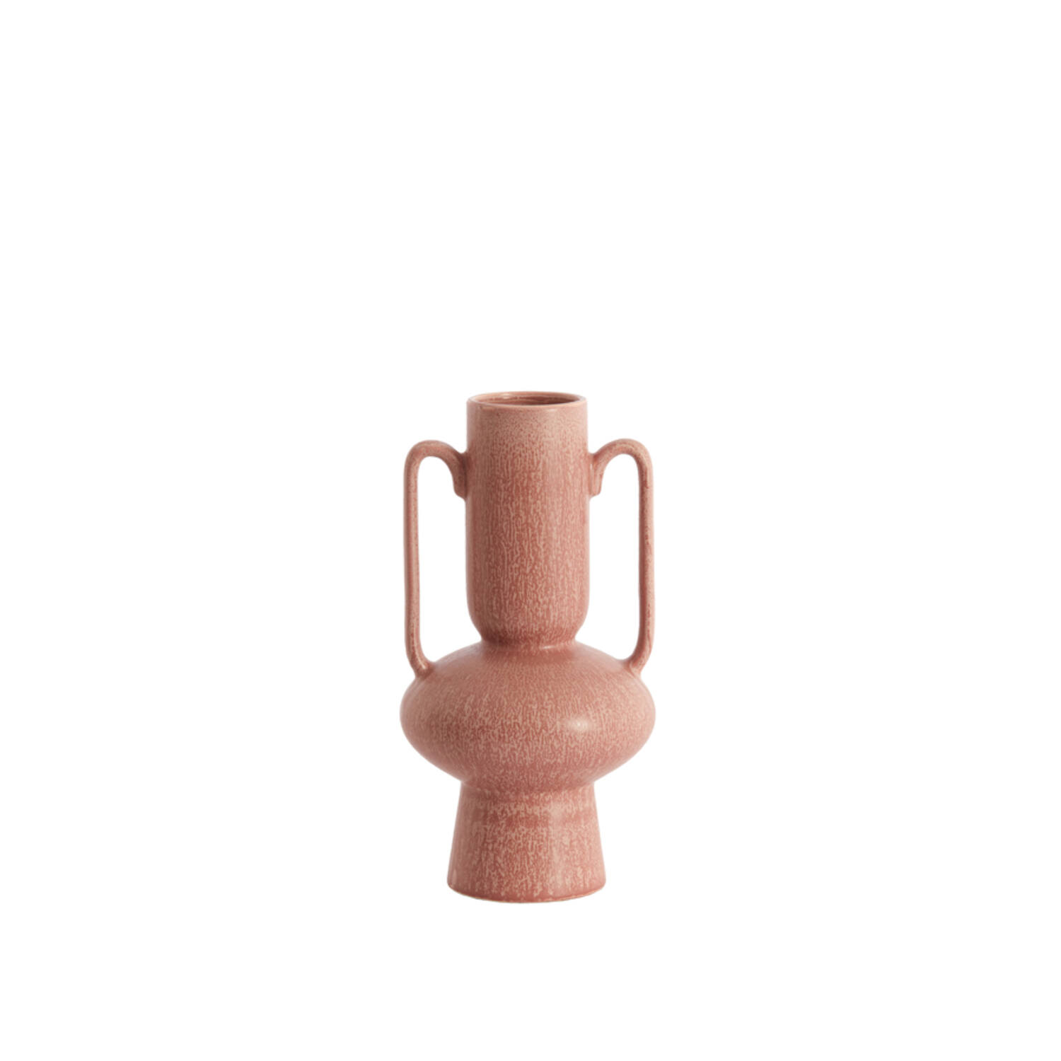 Vase deco Ø11x21 cm OTARU ceramics coral-red