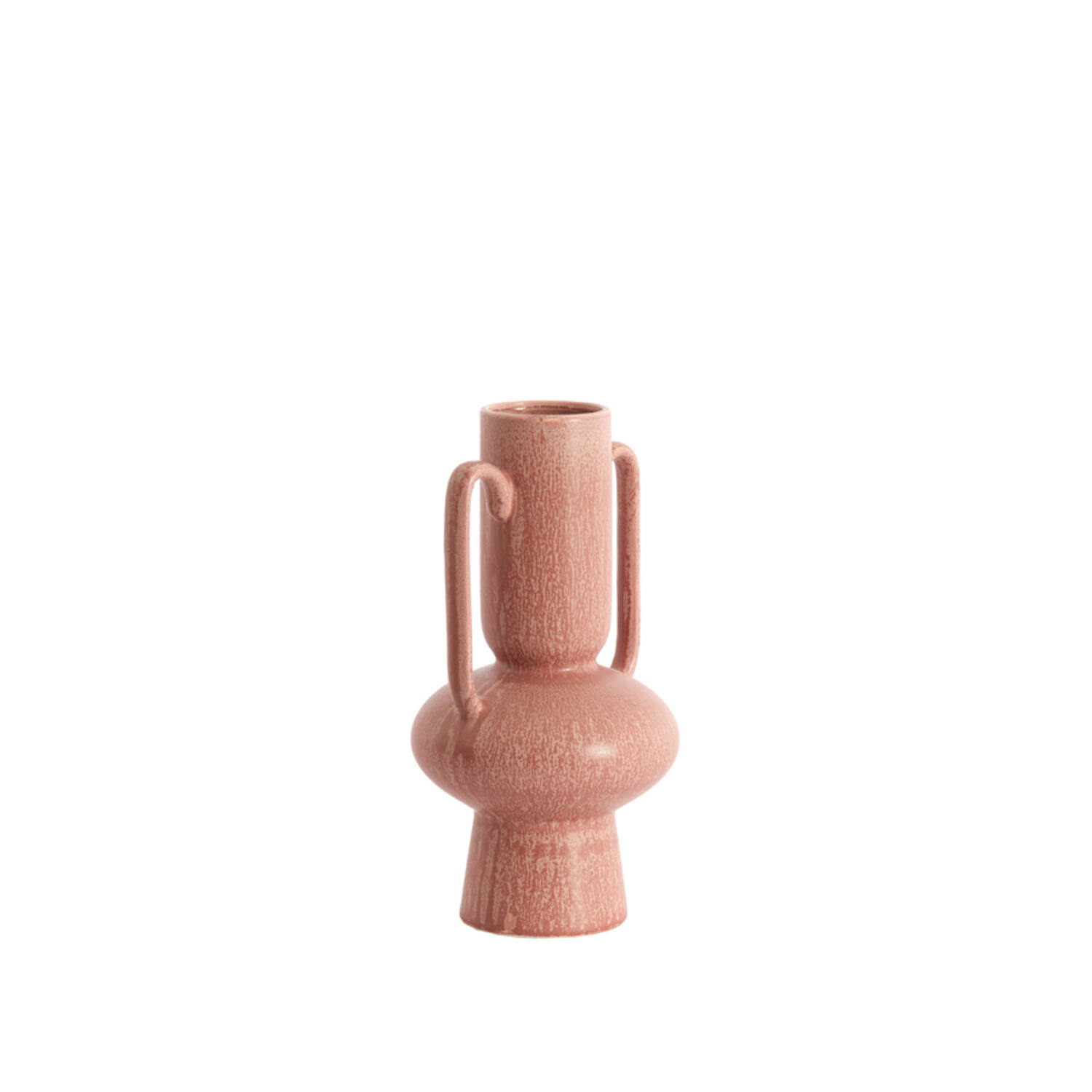 Vase deco Ø11x21 cm OTARU ceramics coral-red