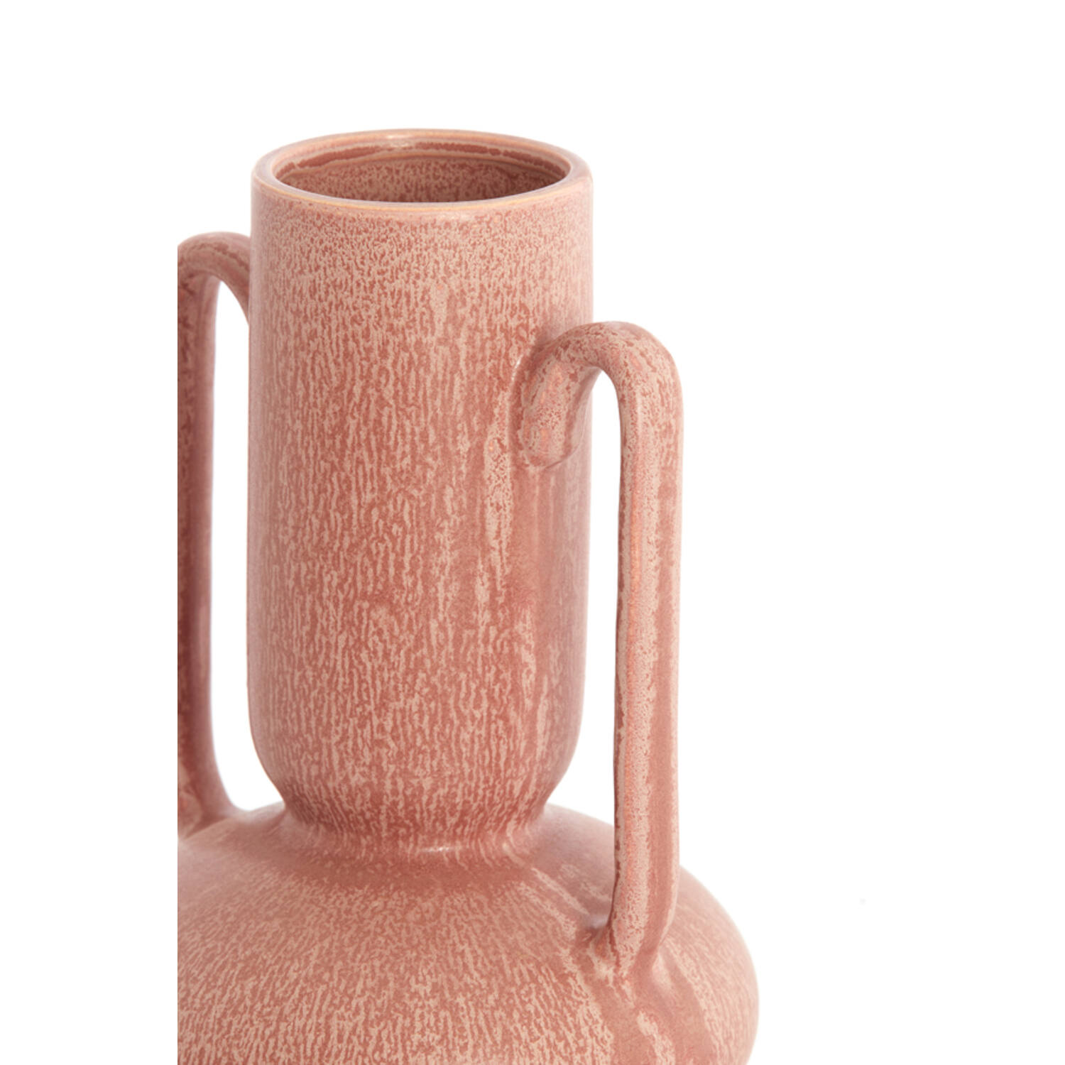Vase deco Ø11x21 cm OTARU ceramics coral-red