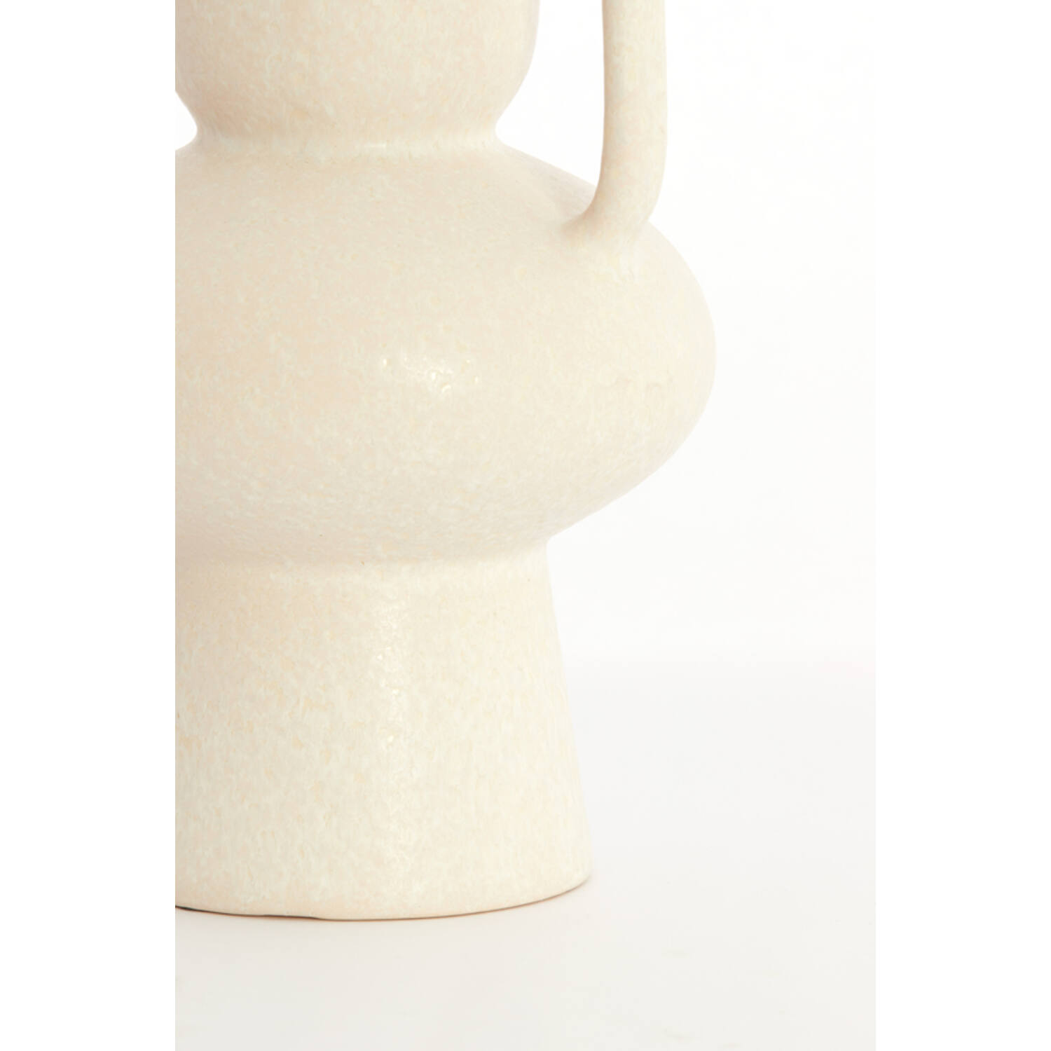 Vaas deco Ø20x40 cm OTARU keramiek crème