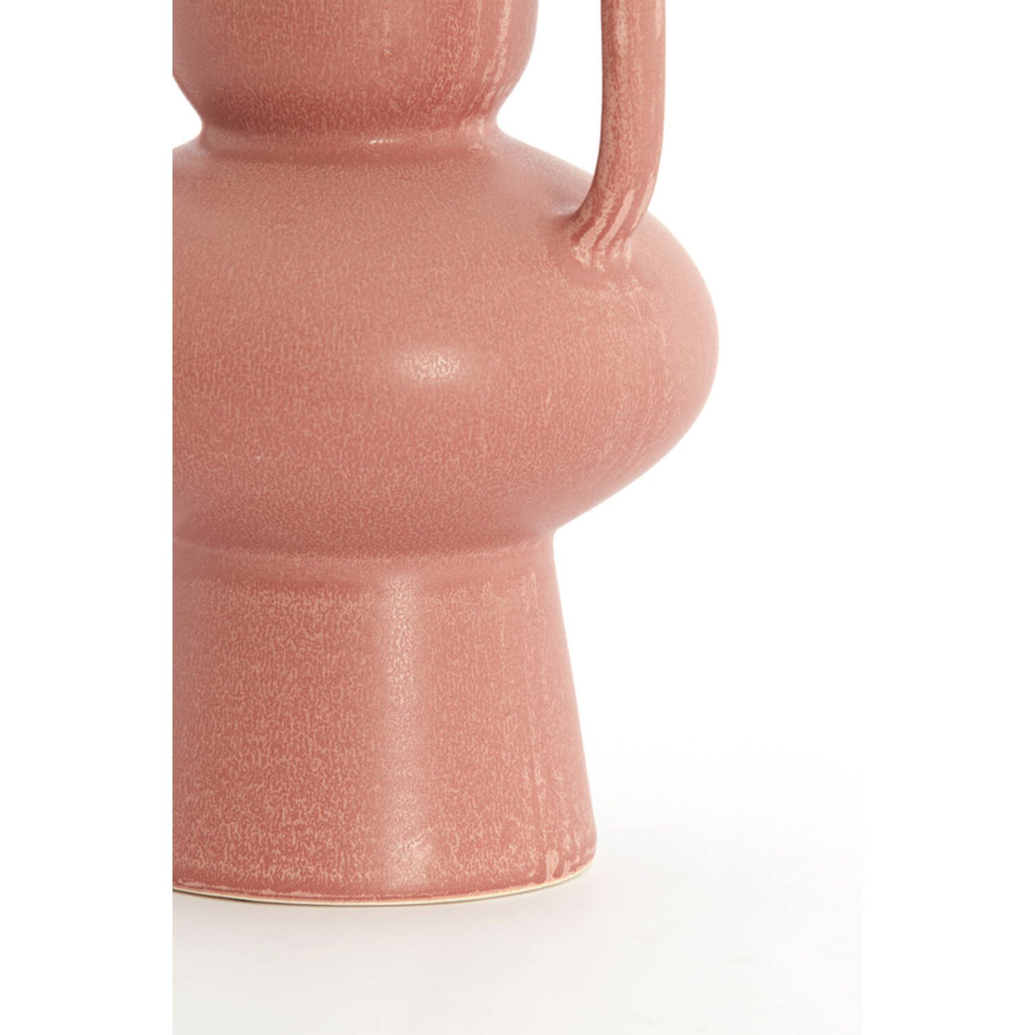 Vase deco Ø20x40 cm OTARU ceramics coral-red